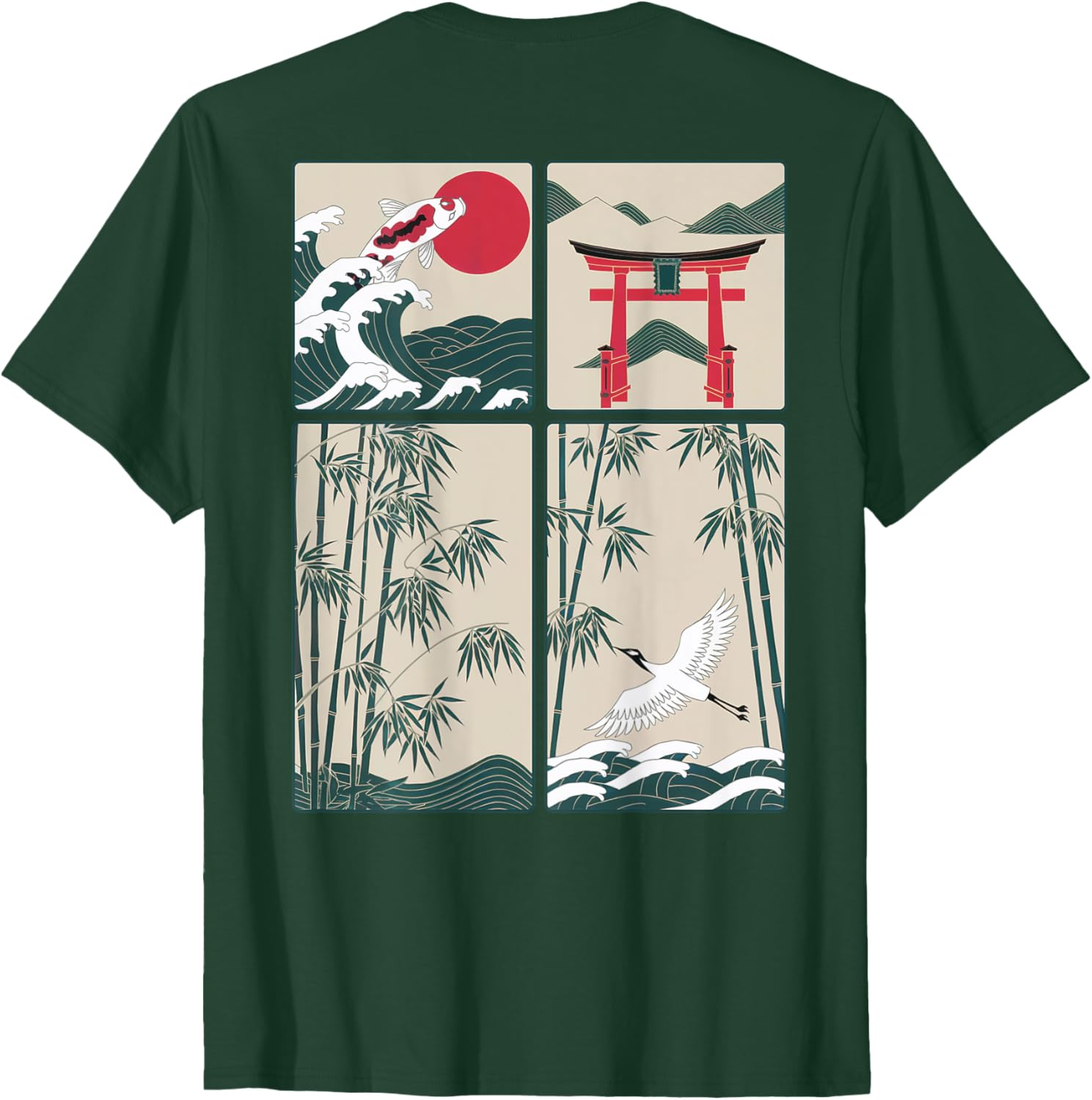 Japanese Koi Fish Great Wave Kanagawa T-Shirt for Stylish Aquatic Lovers - 2