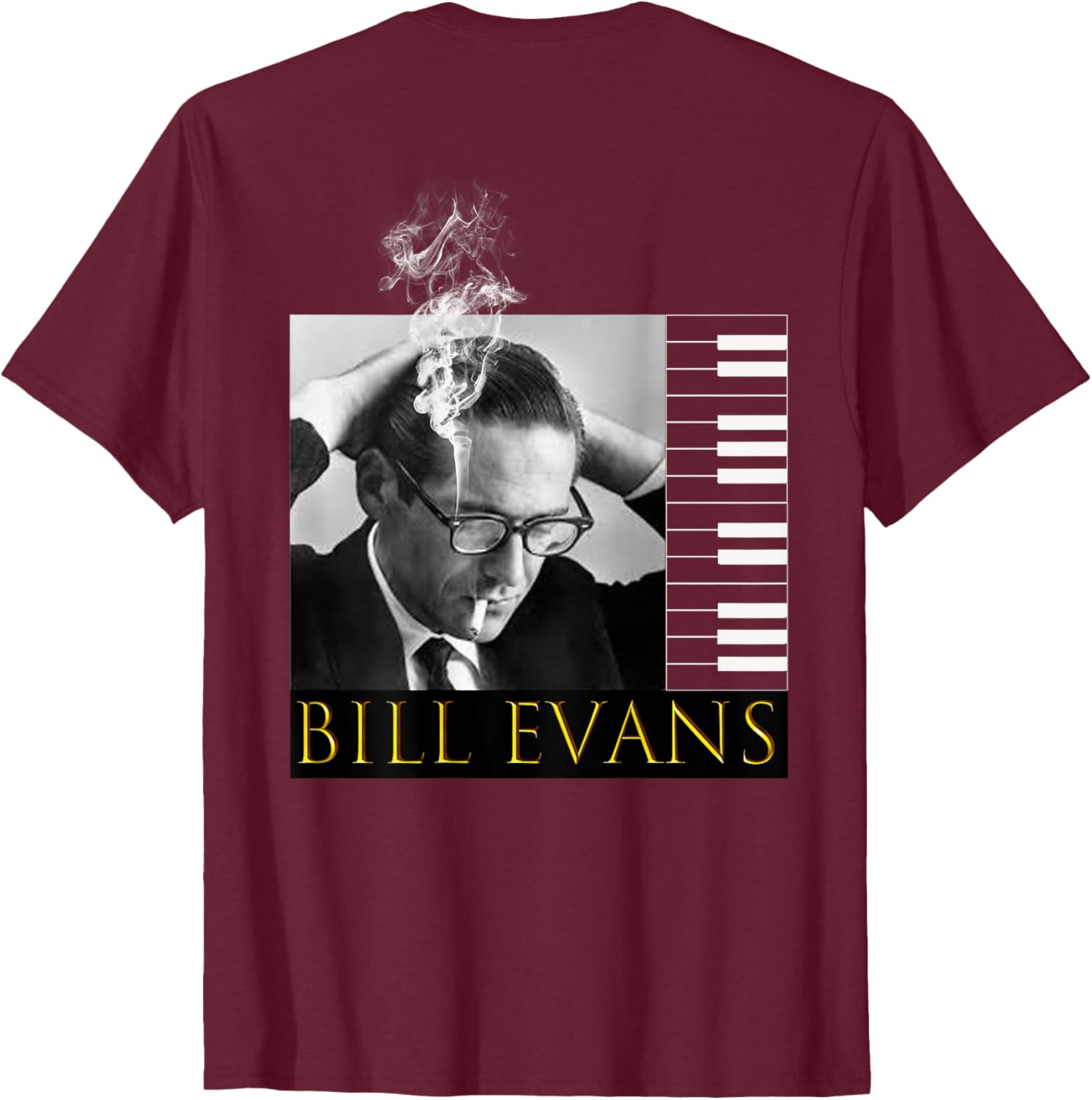 Bill Evans Back Printed T-Shirt for Music Lovers - Stylish Casual Wear - 26