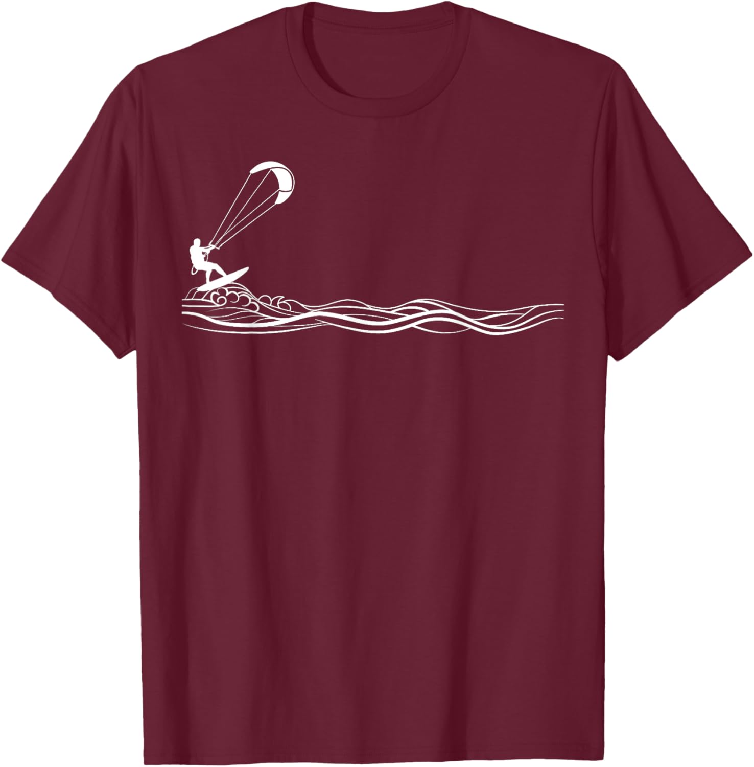 Minimalistic Kitesurfing T-Shirt for Kiteboarding Enthusiasts - 10