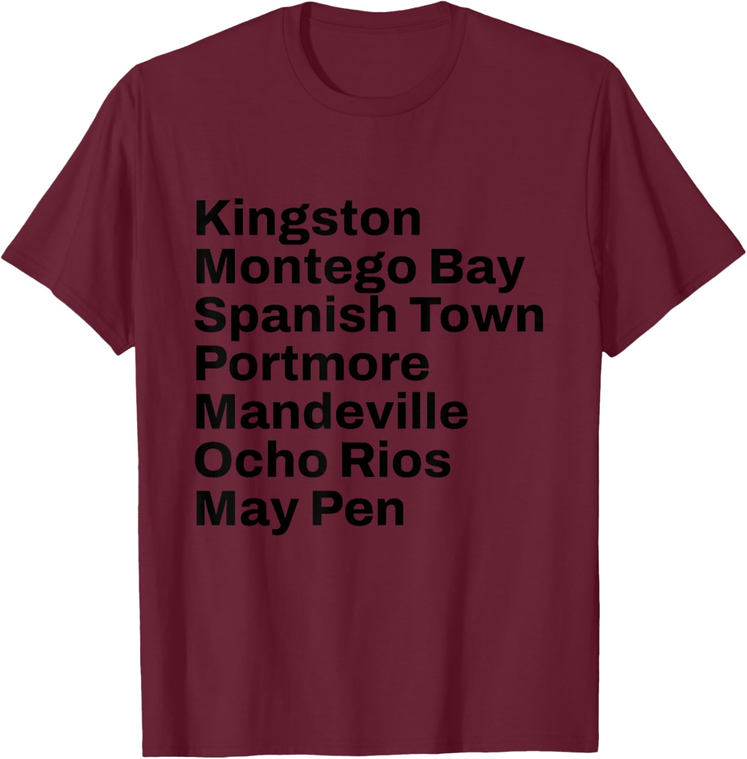 Jamaica Cities and Towns Travel T-Shirt for Adventure Lovers - 6