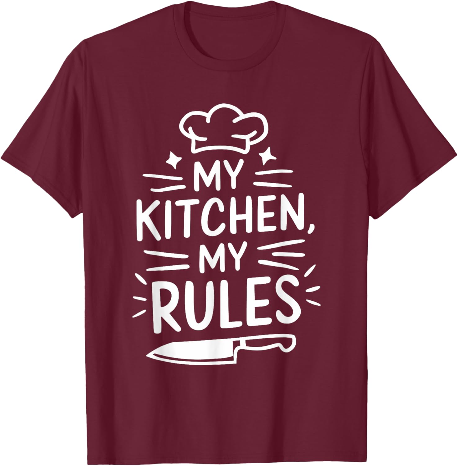 My Kitchen My Rules Chef T-Shirt for Cooking Enthusiasts - 18
