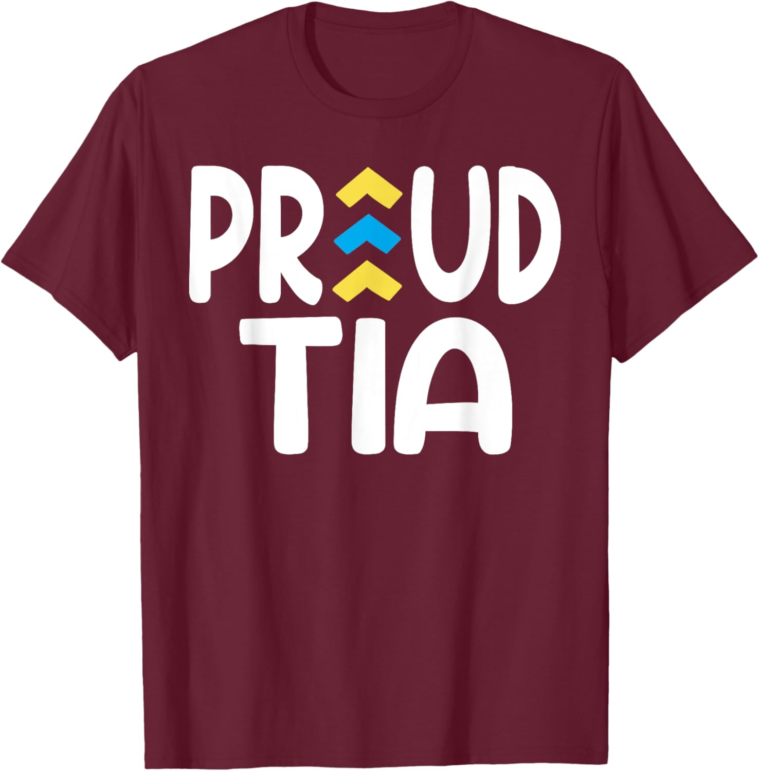 Proud Tia World Down Syndrome Day Awareness Socks and Aunt T-Shirt - 10