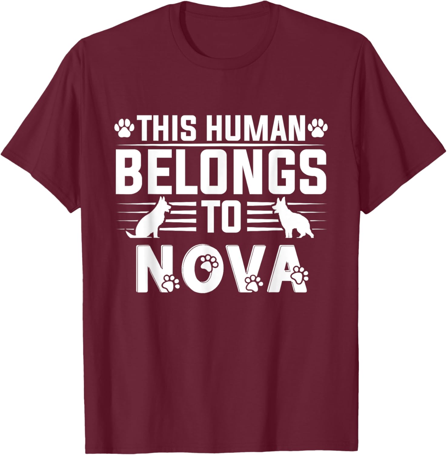 Personalized Nova Dog T-Shirt for Men, Women, Girls, and Kids - 3