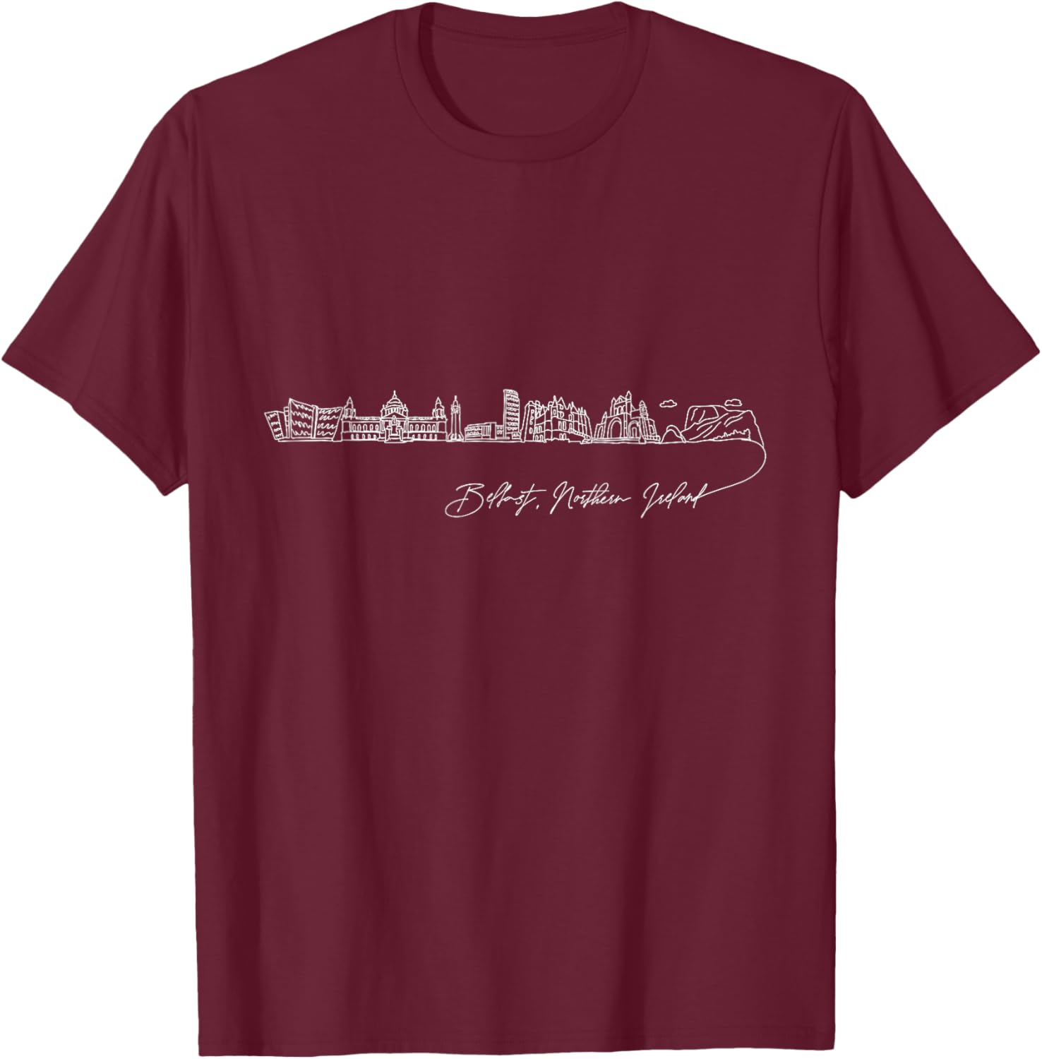 Signature Belfast City Skyline T-Shirt Perfect Northern Ireland Souvenir - 19