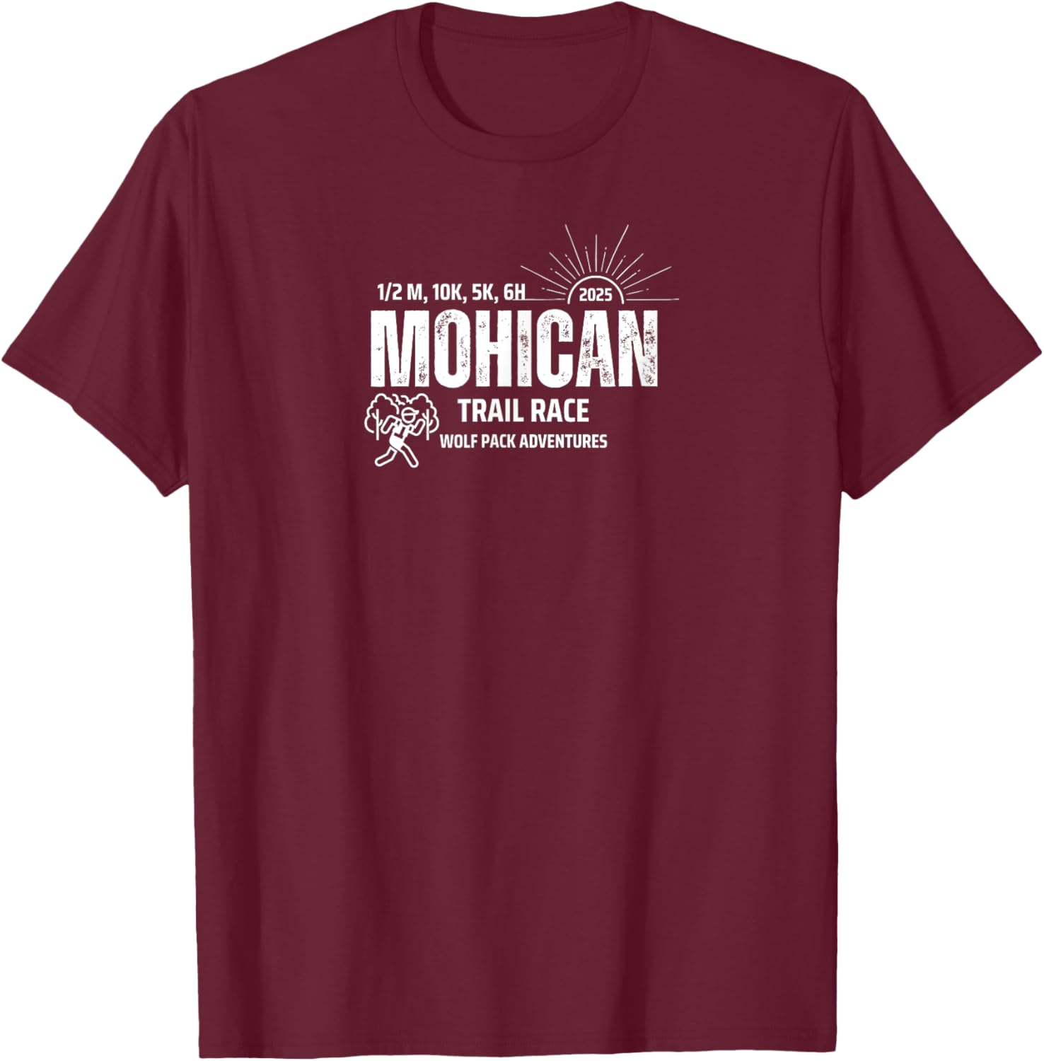 Mohican Trail Race T-Shirt for Outdoor Adventures and Running Gear - 1