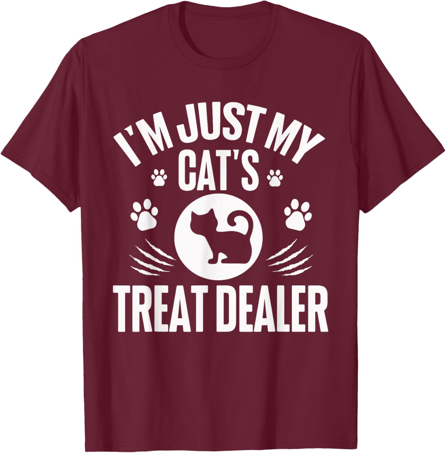 Funny Cat Treat Dealer T-Shirt for Cat Lovers Cute Gift Idea - 13