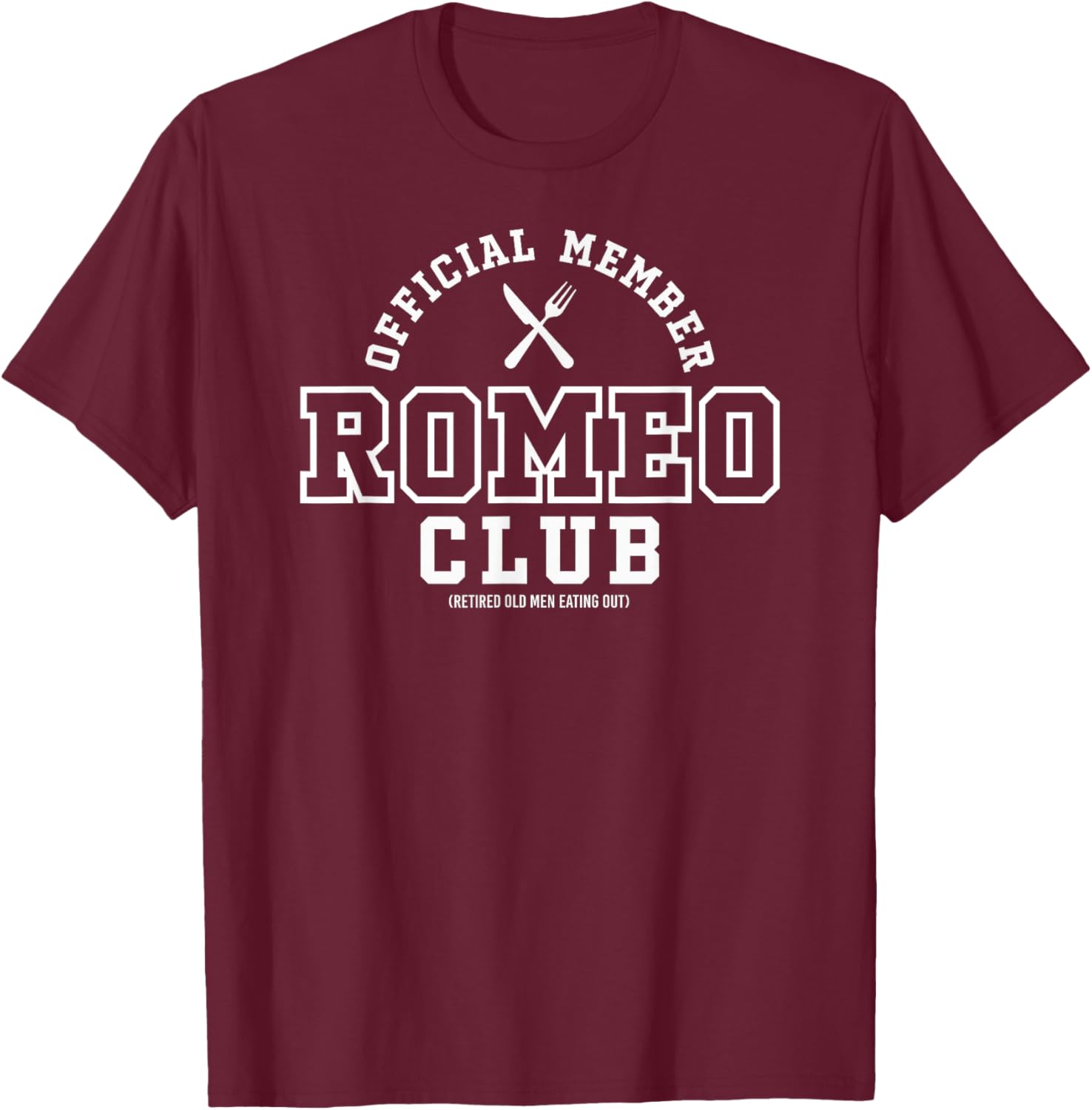 Official Member ROMEO Club White Print T-Shirt for Stylish Comfort - 3