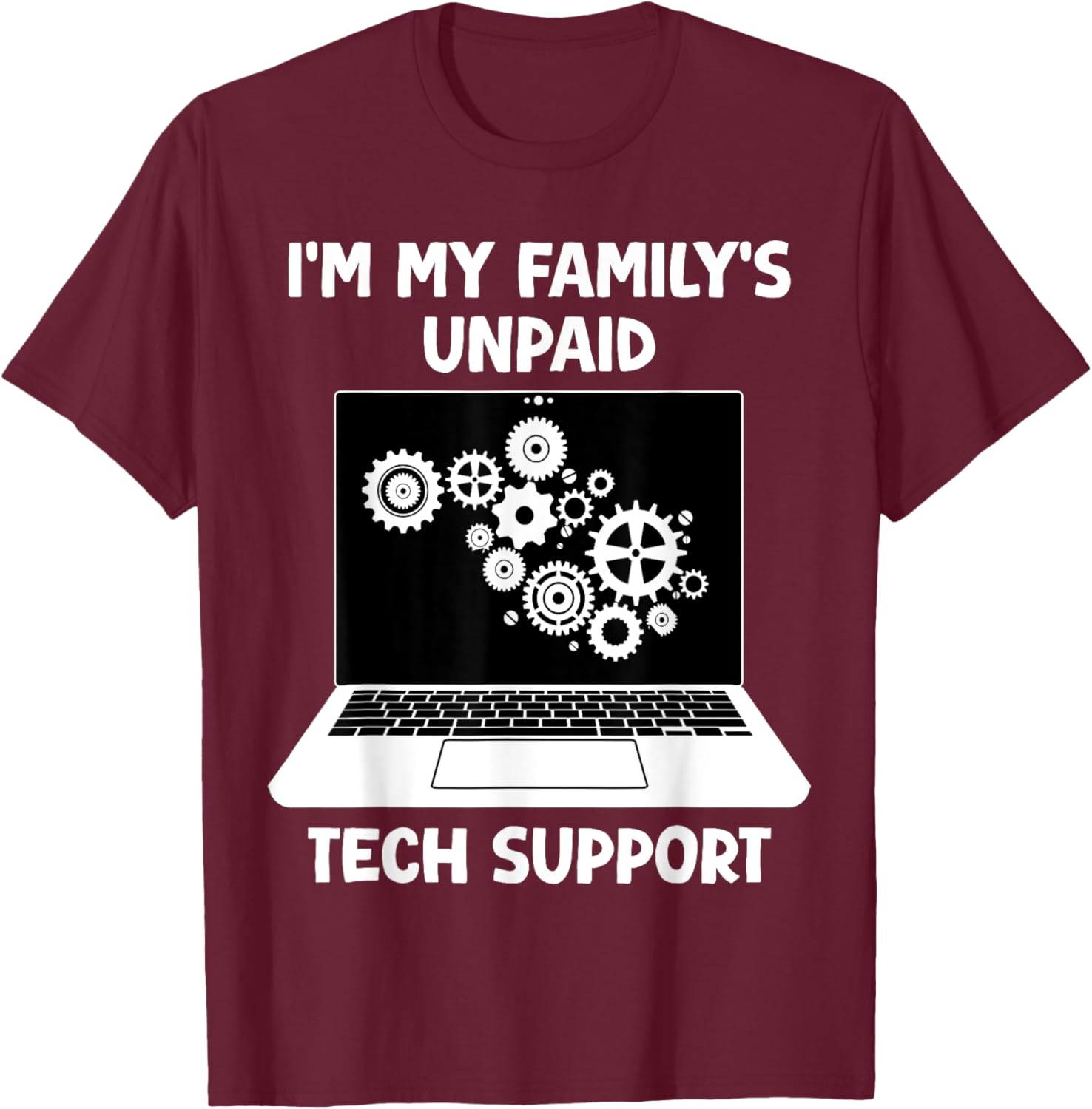 Funny Computer Engineer T-Shirt for Unpaid Tech Support Heroes - 7