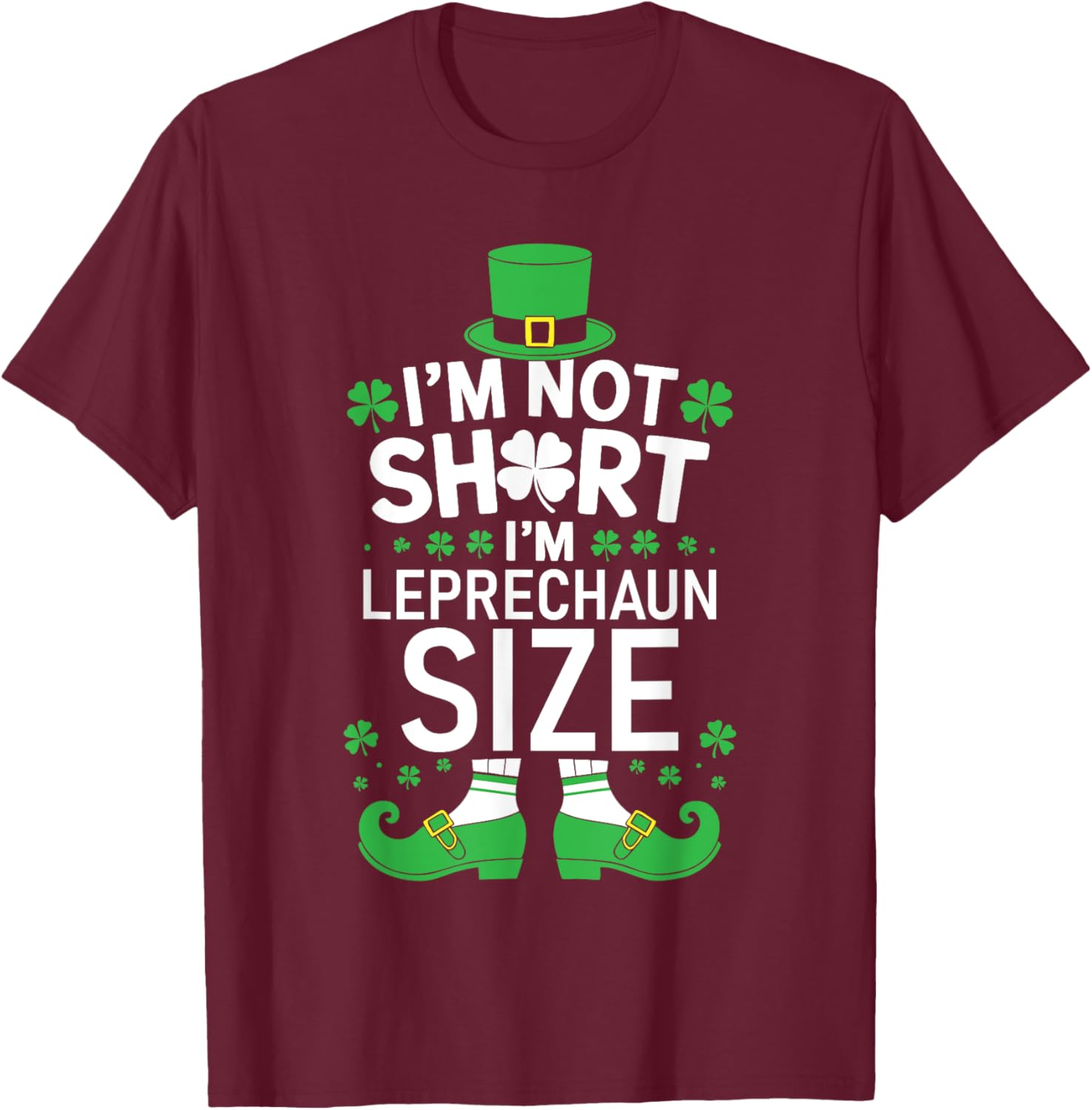 Leprechaun Size St Patrick's Day T-Shirt Fun and Stylish Gift - 3