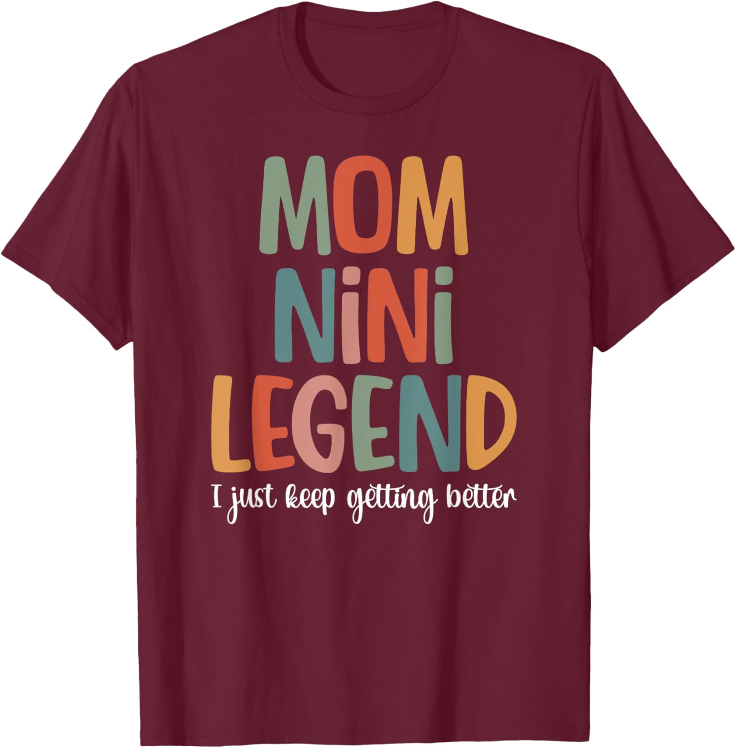 Mom Nini Legend T-Shirt for Grandmothers – Cute and Stylish Gift Idea - 2