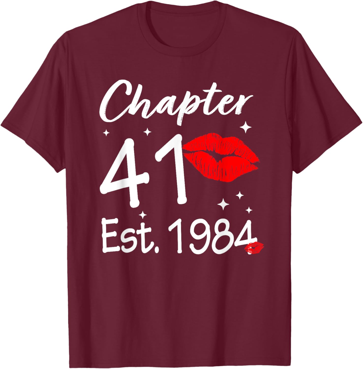 Happy 41st Birthday Women T-Shirt Chapter 41 EST 1984 Gift Idea - 6