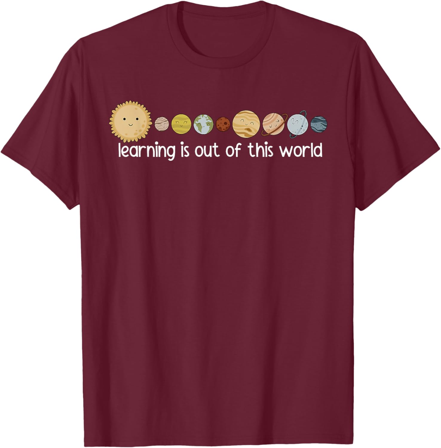Learning Is Out Of This World Outer Space Science Teacher T-Shirt - 8
