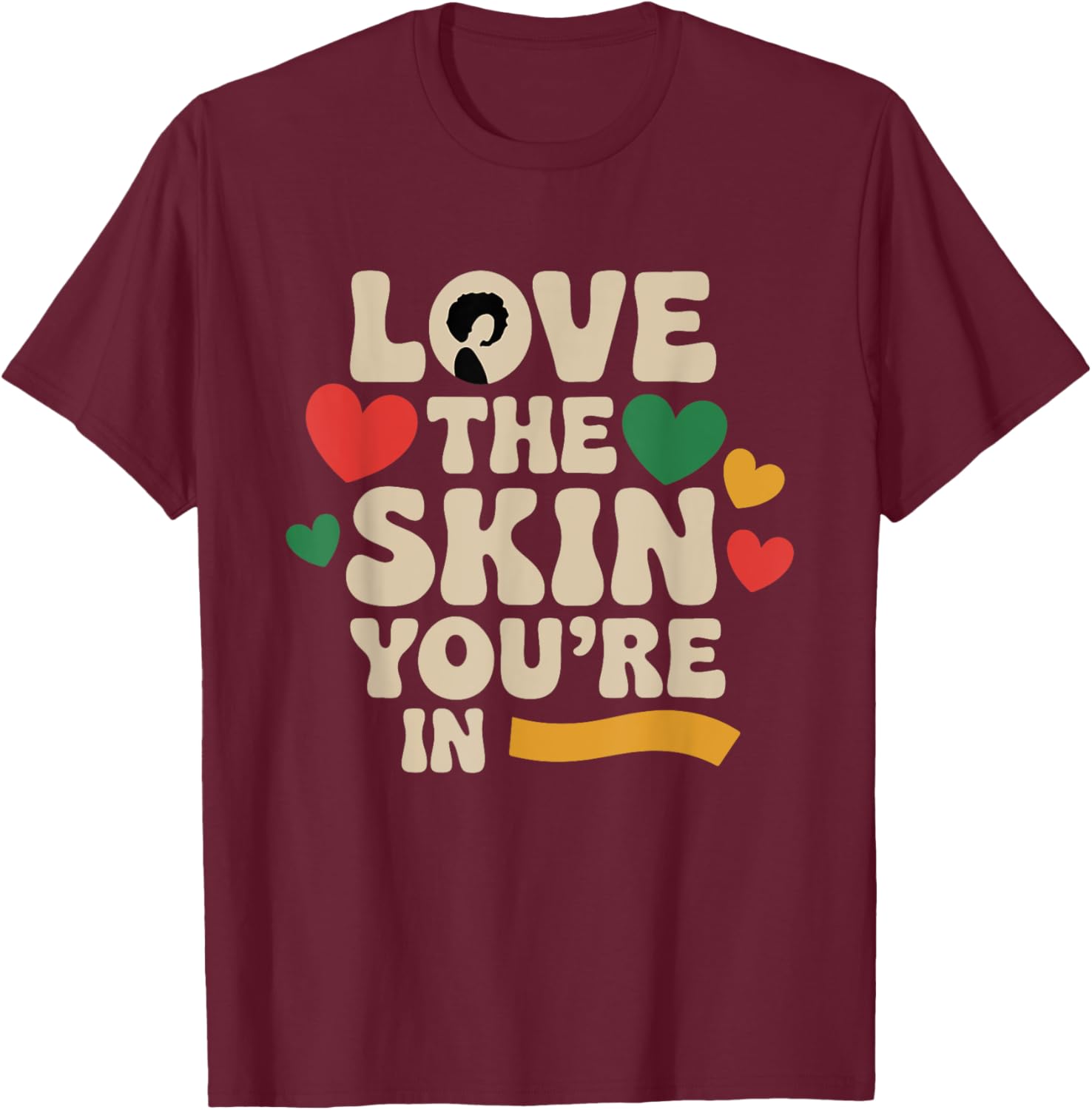 Proud Afro Educated Black Woman T-Shirt Love Your Skin Fashion Tee - 21
