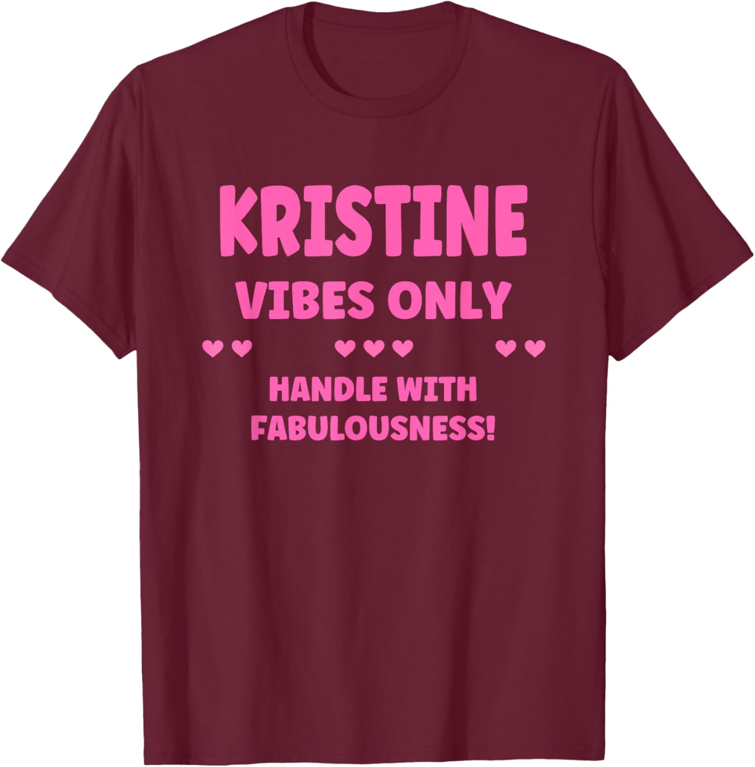 KRISTINE Funny Cute Personalized Name T-Shirt for Unique Style - 7