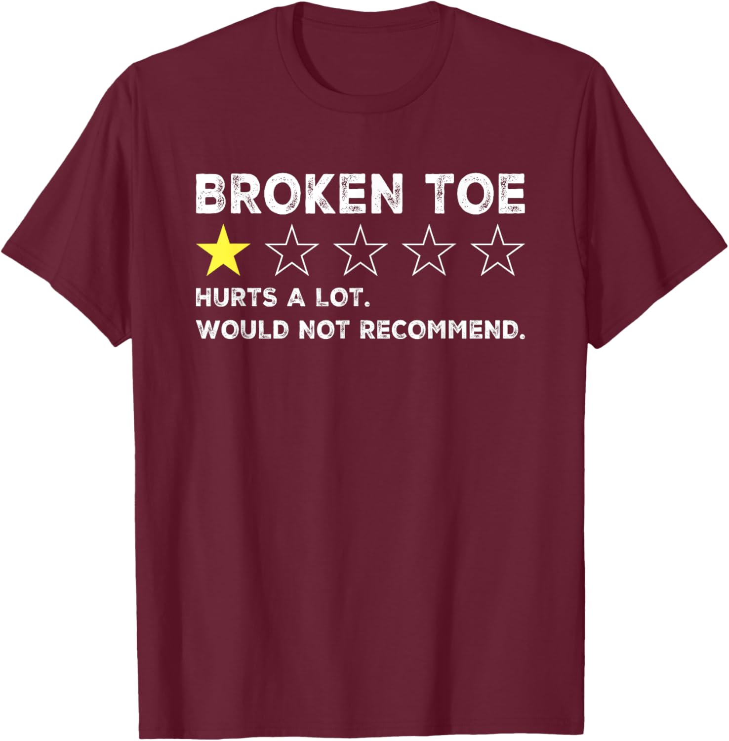 Funny Get Well Soon T-Shirt for Broken Toe Injury Recovery Humor - 17