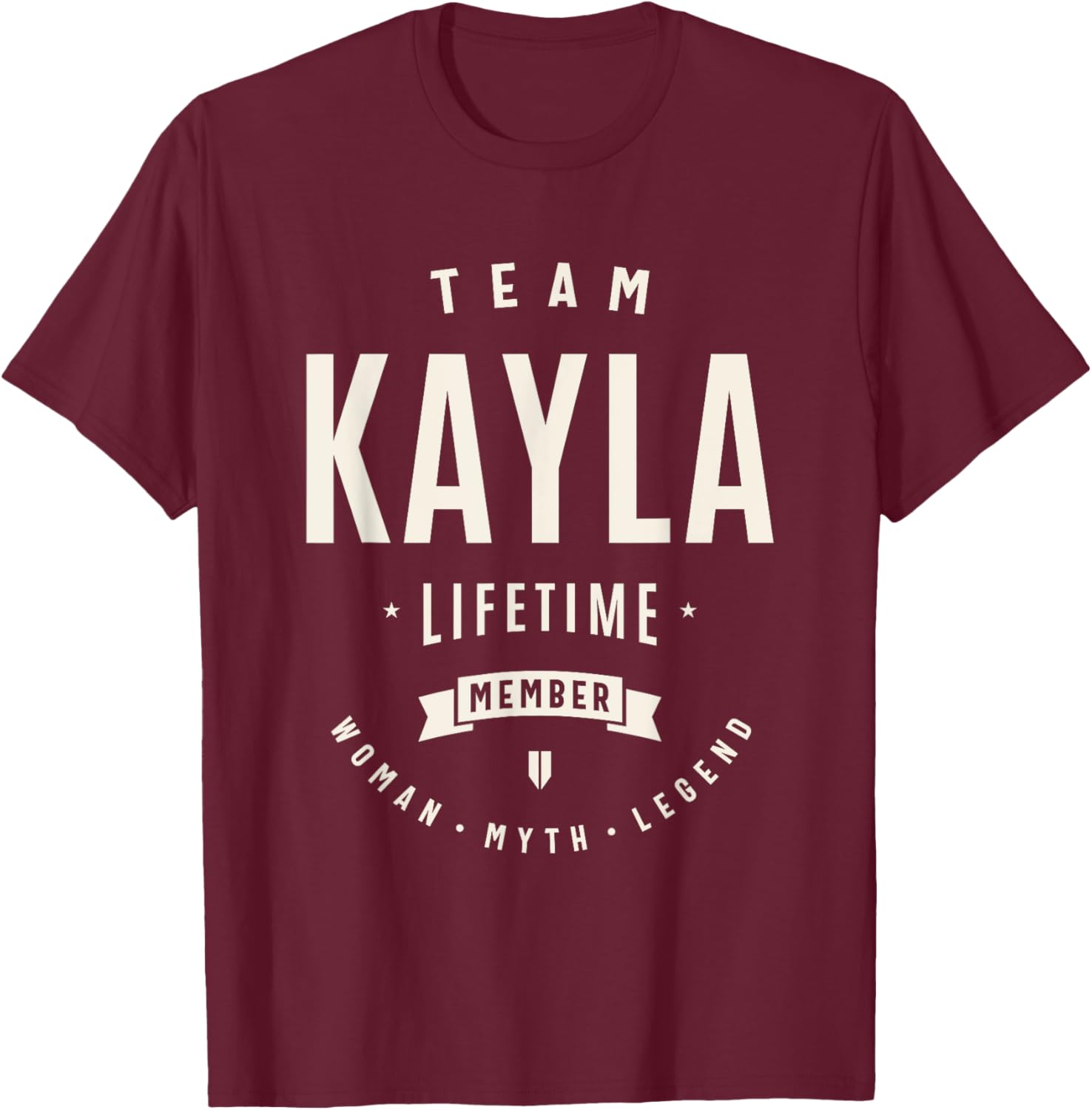 Team Kayla Funny Lifetime Member T-Shirt for Proud Kayla Fans - 1
