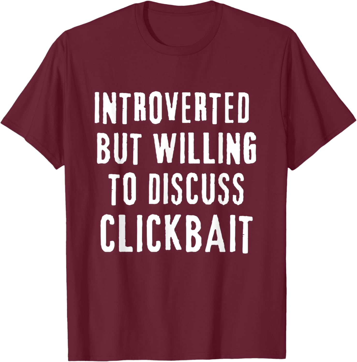 Introverted But Willing to Discuss T-Shirt Fun and Quirky Graphic Tee - 24