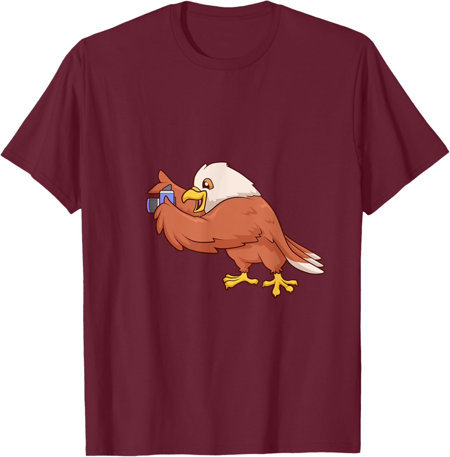 Eagle with Camera T-Shirt Perfect for Bird Lovers and Nature Enthusiasts - 5