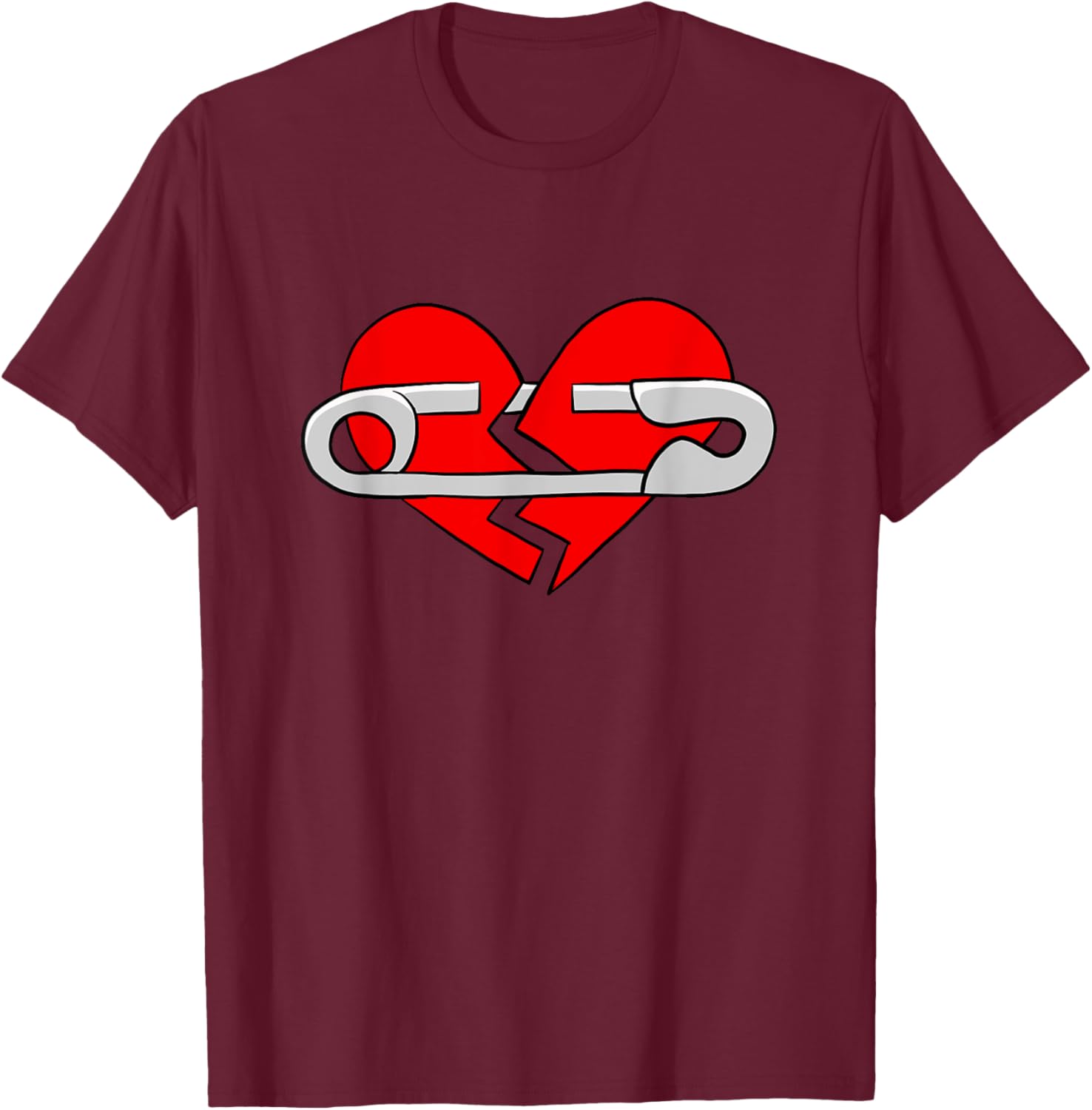 Red Healing In Progress Graphic T-Shirt - Stylish Healing Quotes Tee - 10