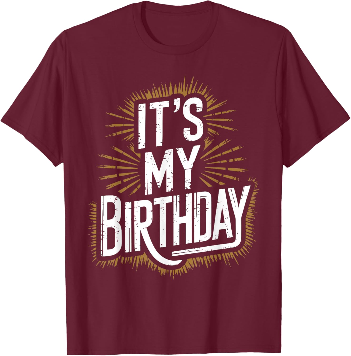 Vintage It's My Birthday Distressed T-Shirt for Men, Women, and Kids - 2