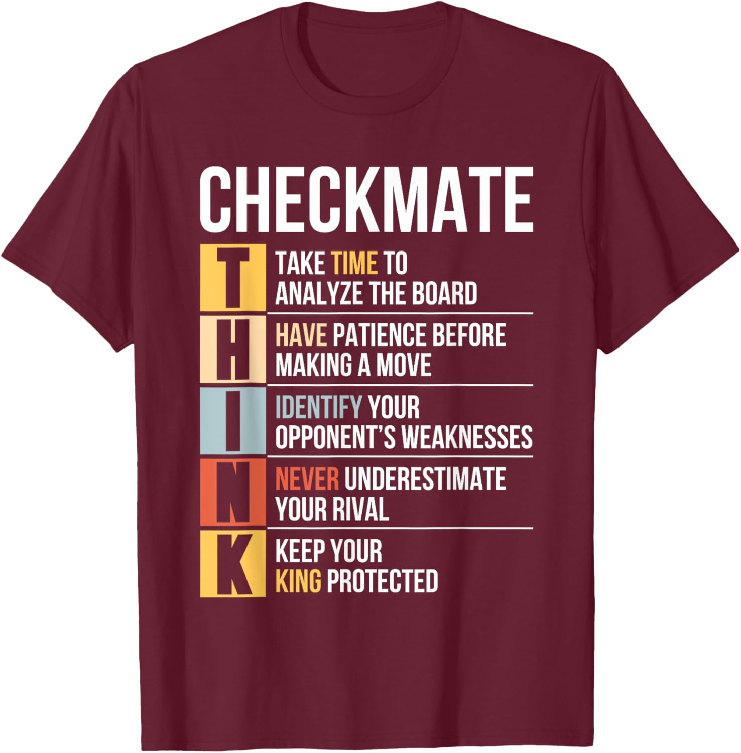 Funny Chess Player Checkmate Strategy Quote T-Shirt for Game Lovers - 11