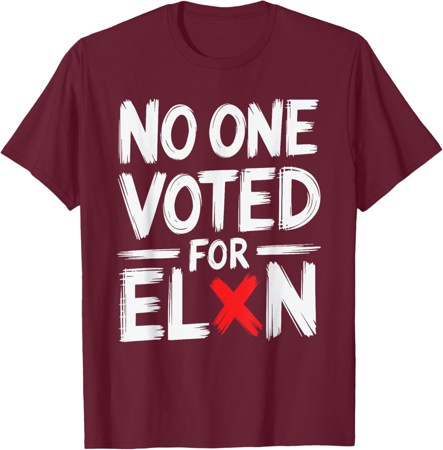 Funny No One Voted For Elon Nobody Elected T-Shirt for Casual Wear - 16