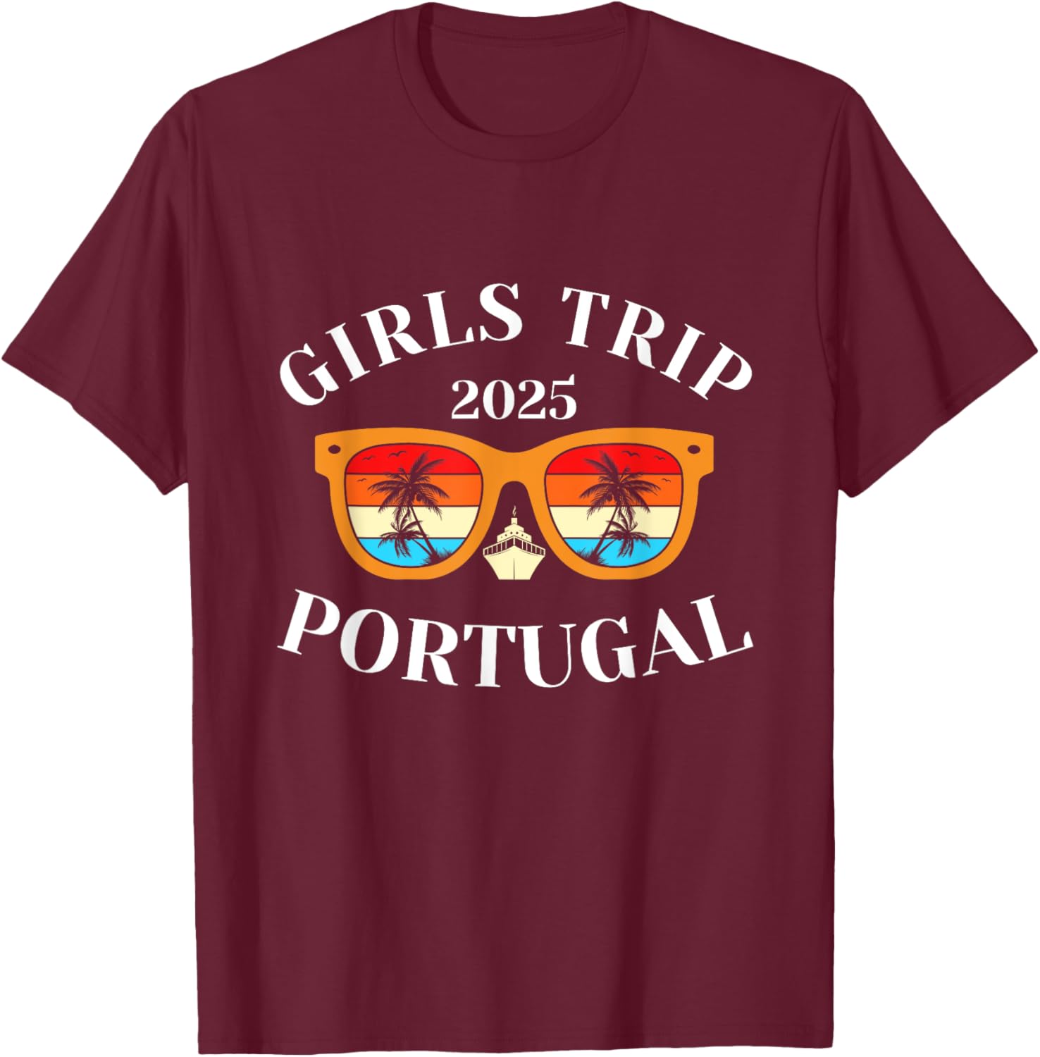 Girls Trip Portugal 2025 T-Shirt for Fun Travel Adventures - 3