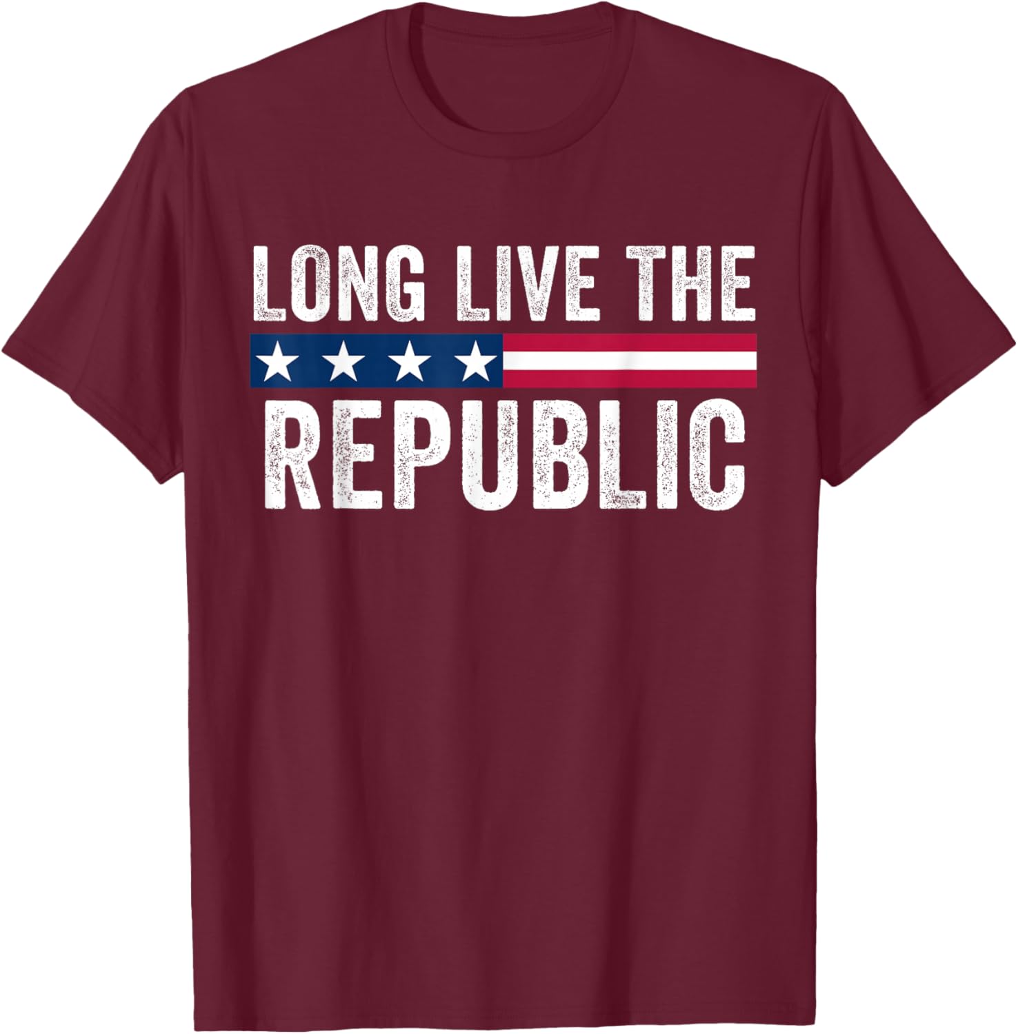 Long Live the Republic American Flag T-Shirt for Patriotic Style - 29