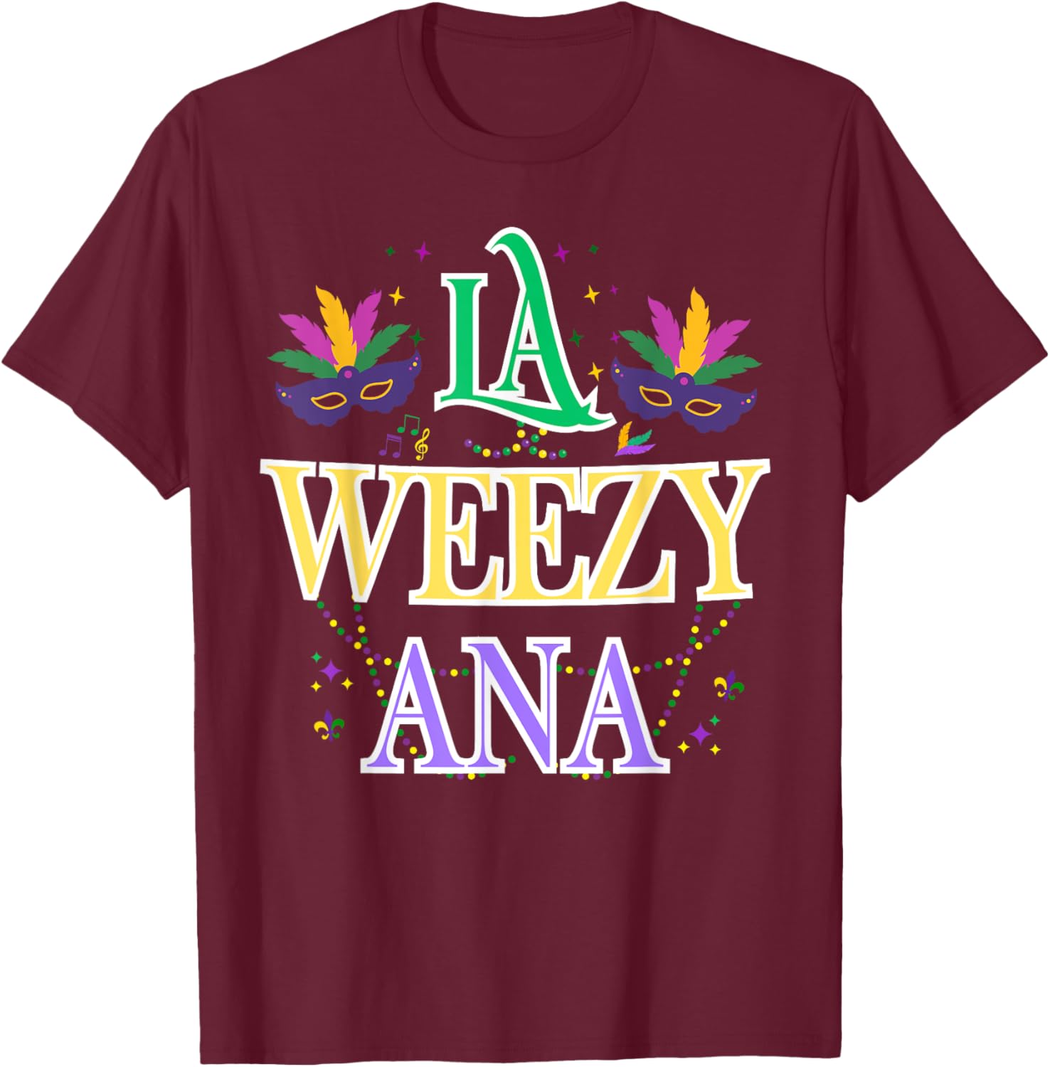 La Weezy Ana Mardi Gras T-Shirt for Men and Women - Celebrate New Orleans Style - 2