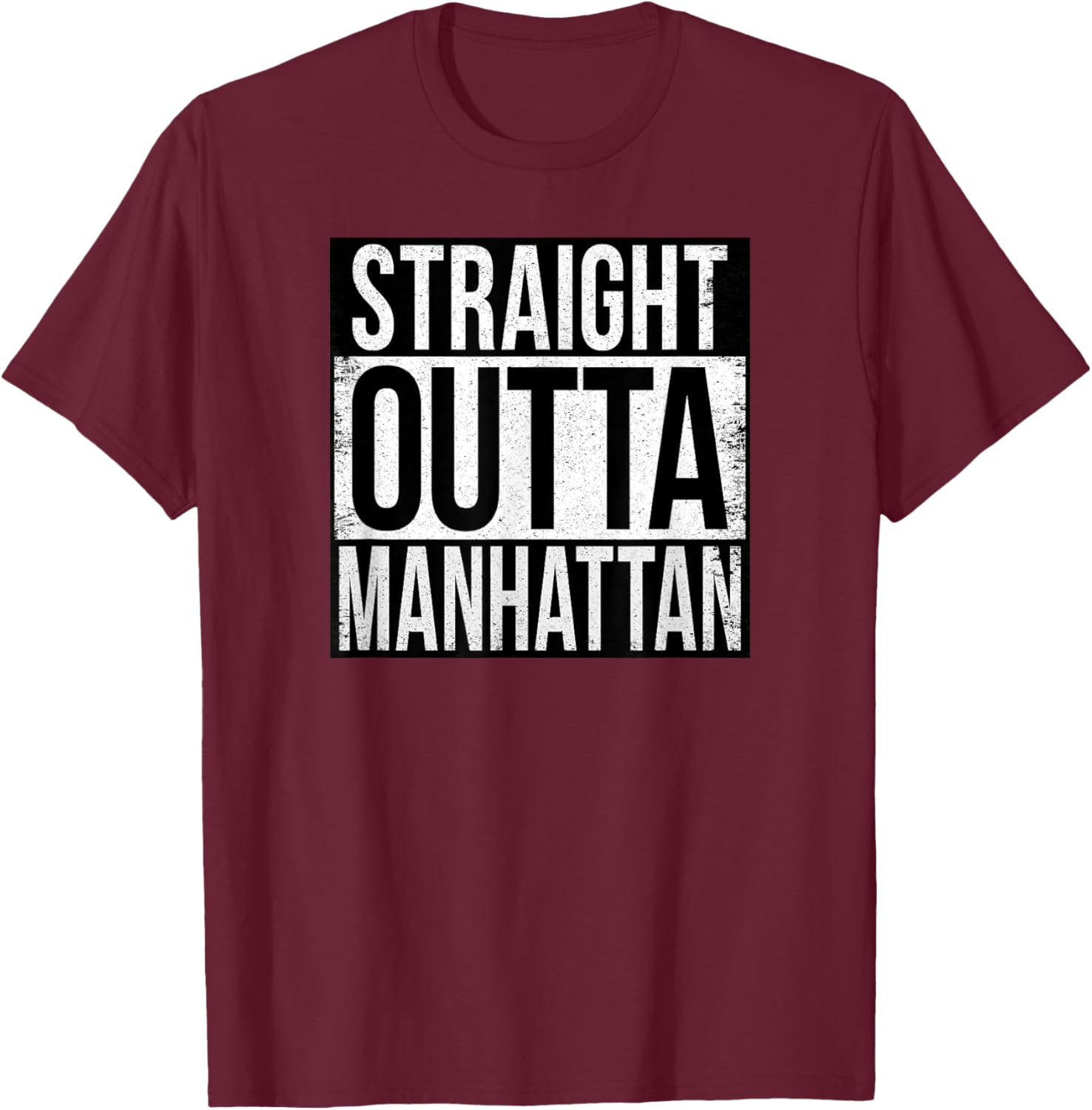 Straight Outta Manhattan T-Shirt for Fun Fashion and City Vibes - 18