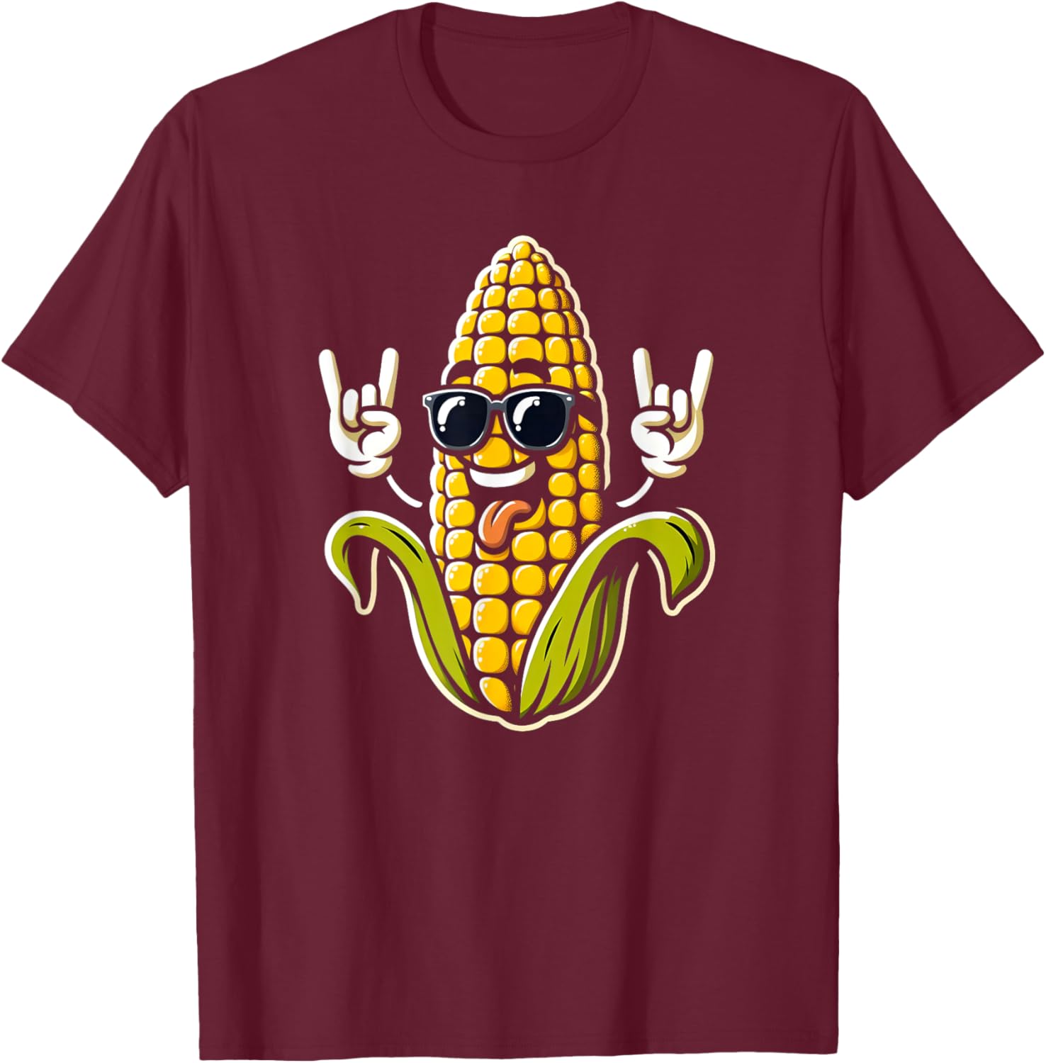 Rock On Corn Sweet Corn Lover T-Shirt for Fun Summer Style - 2