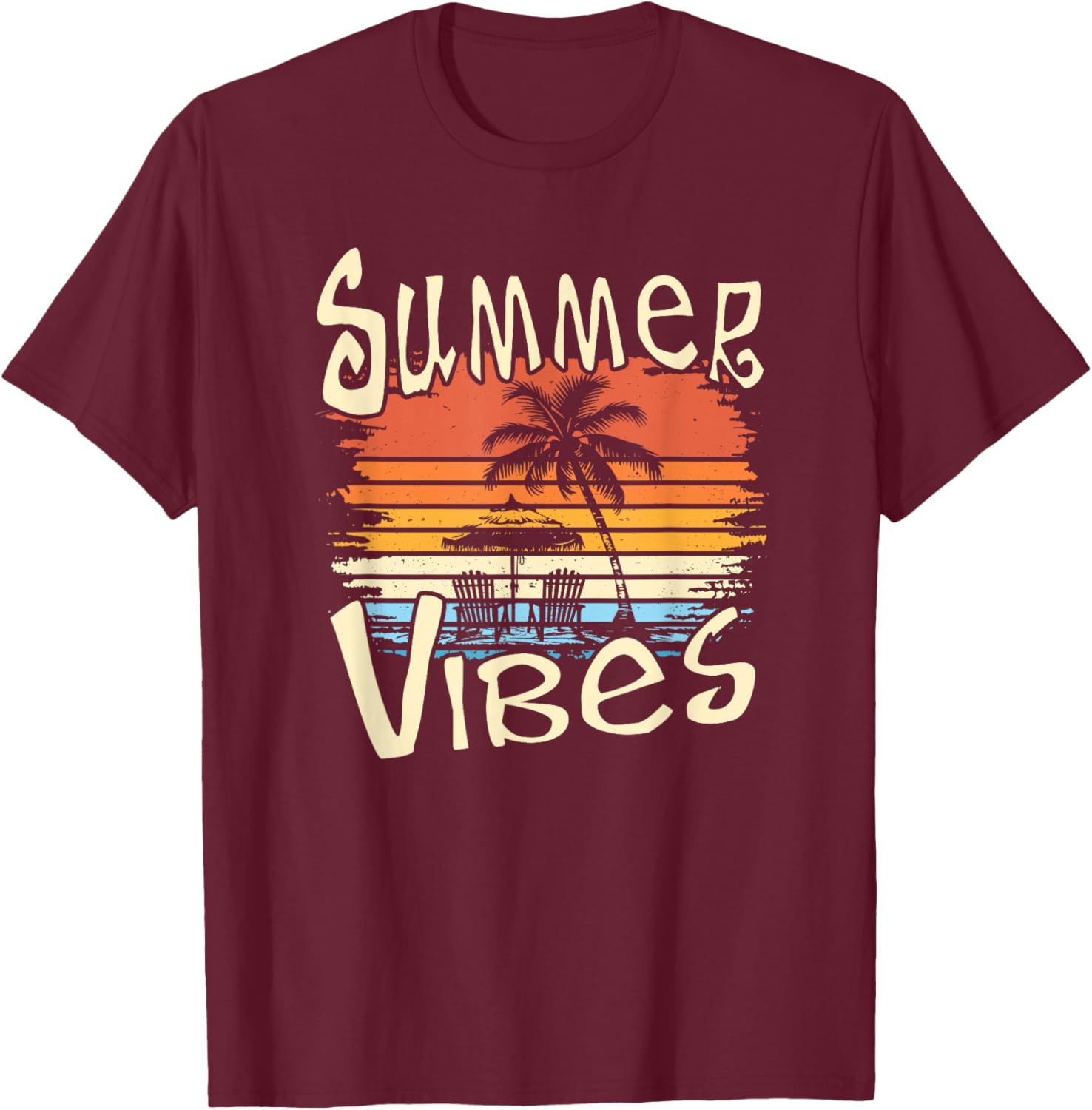 Summer Vibes Retro Palm Tree T-Shirt for Fun and Stylish Days - 7