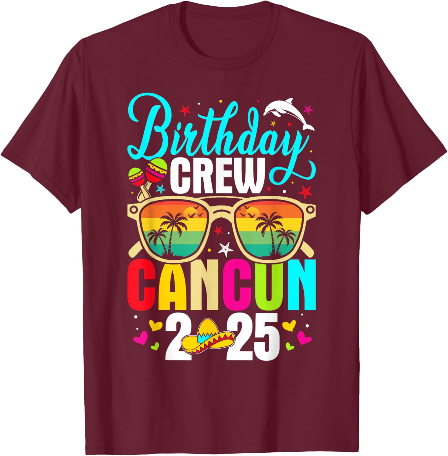 Fun Matching Cancun Birthday Boy Trip T-Shirt for 2025 Celebration - 5