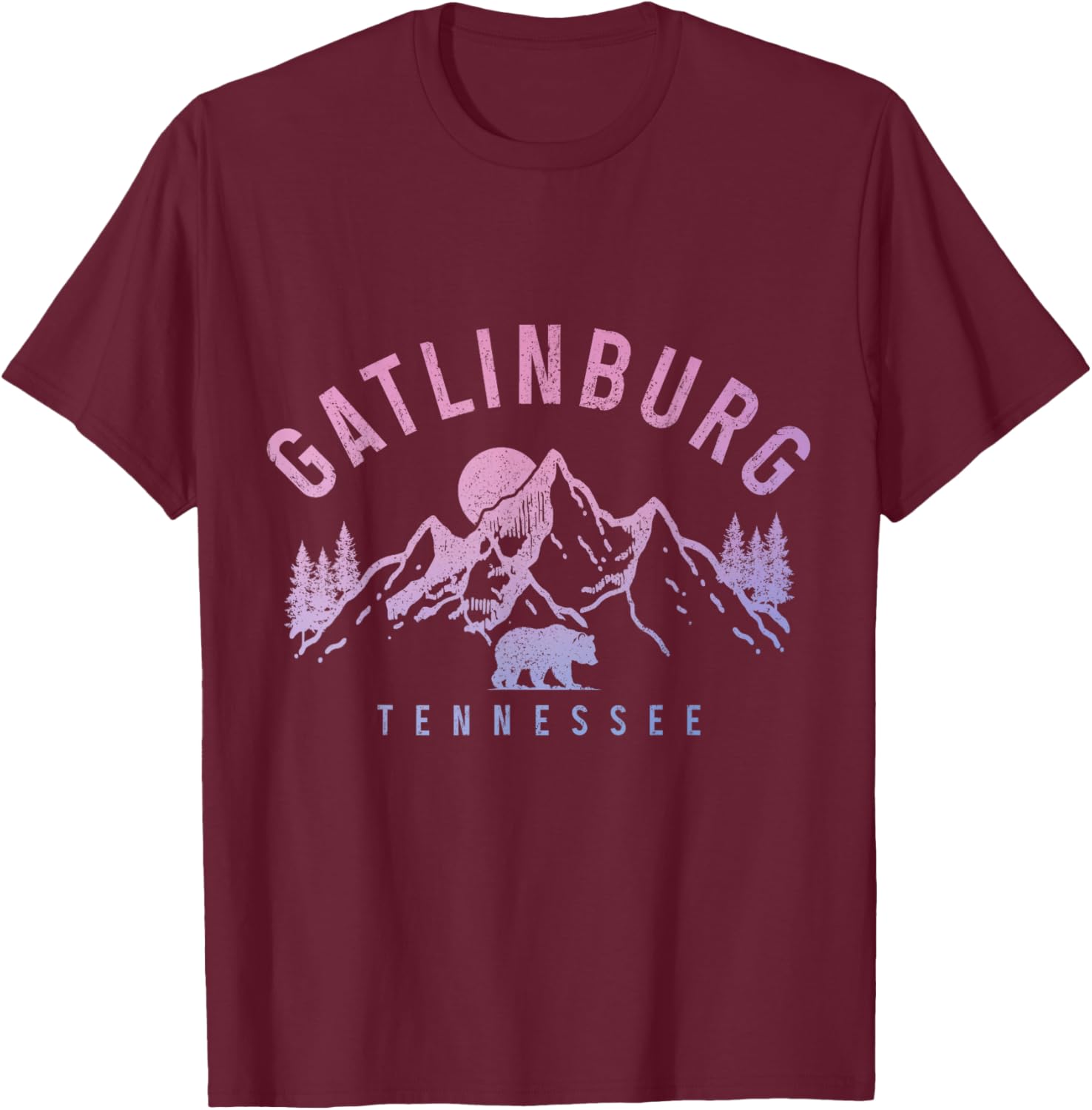 Gatlinburg Mountains Bear Vintage T-Shirt for Nature Lovers and Adventurers - 6
