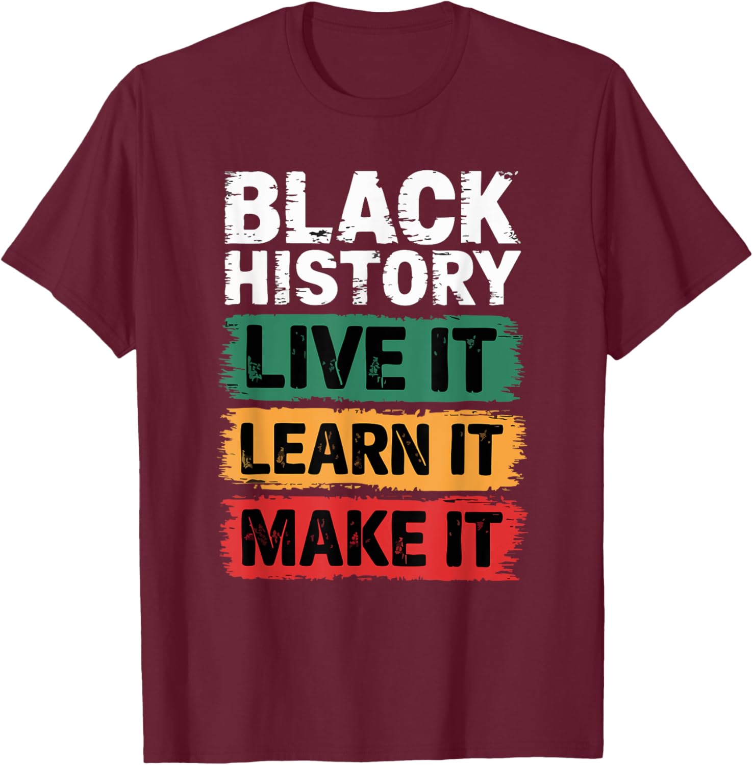 Afro Motivation Black History T-Shirt for Empowering Style and Spirit - 5