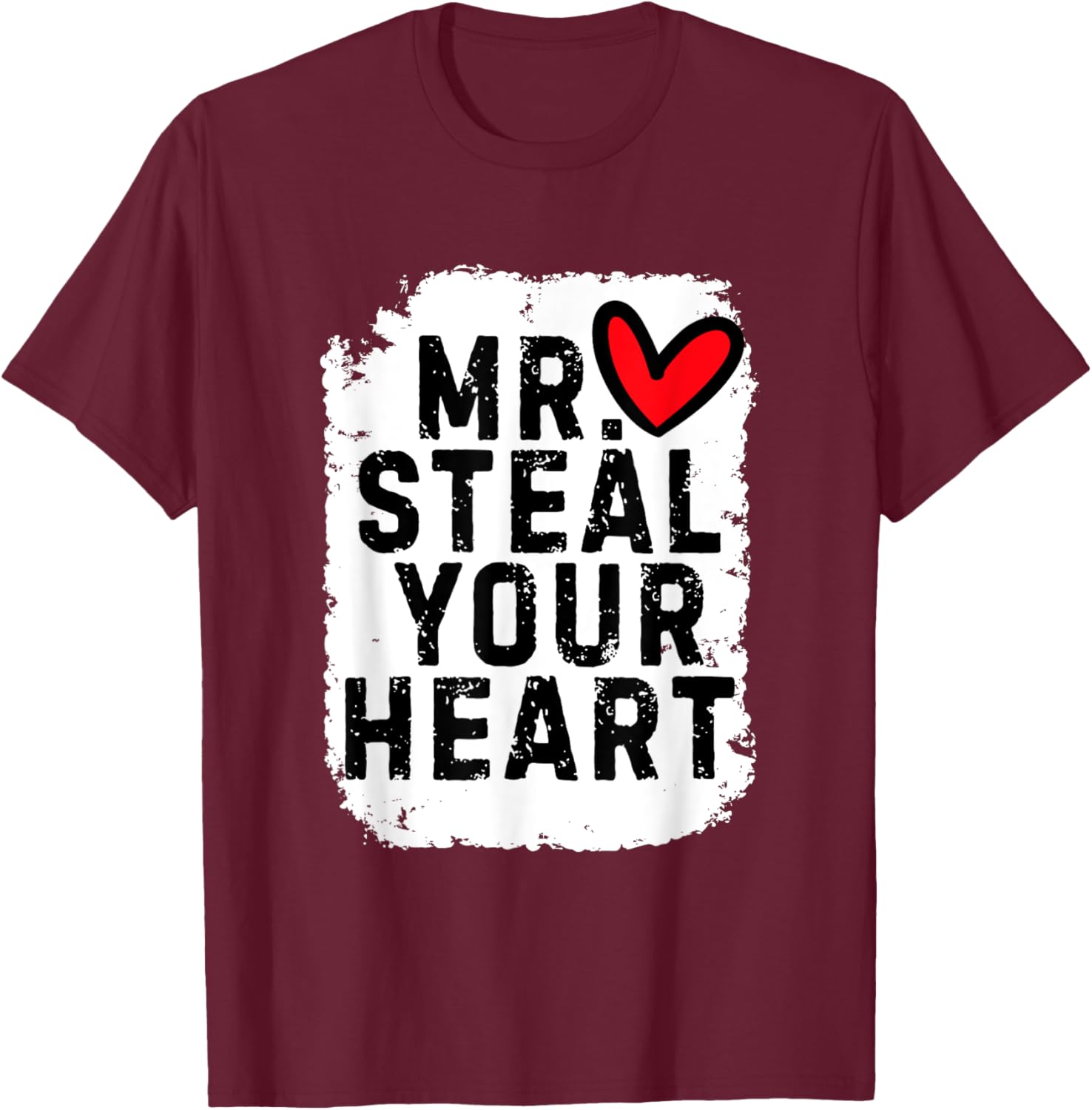 Mr Steal Your Heart Boys Toddler Valentine's Day T-Shirt for Kids - 23