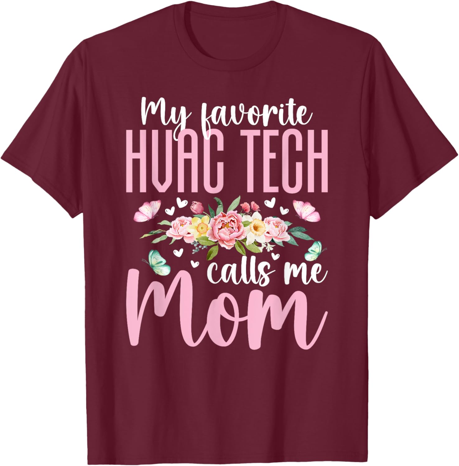 Proud HVAC Tech Mom T-Shirt for Moms of HVAC Technicians - Stylish Comfort - 13