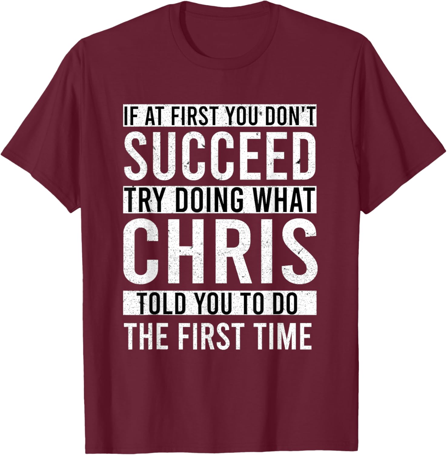 Funny Personalized CHRIS T-Shirt Gift for Dad - Unique Men's Apparel - 10