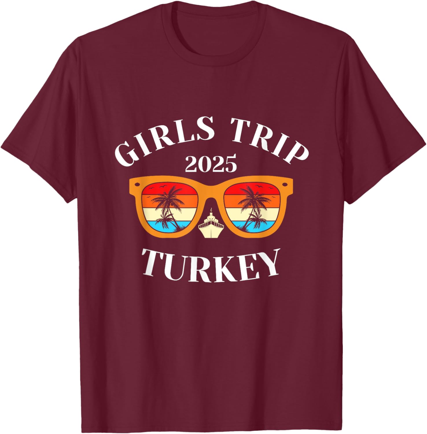 Girls Trip 2025 Turkey Vacation T-Shirt for Fun Travel Adventures - 8