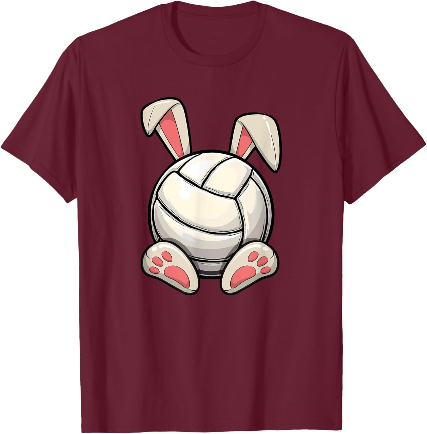 Easter Volleyball Bunny Ears T-Shirt for Kids' Egg Hunt Fun - 22