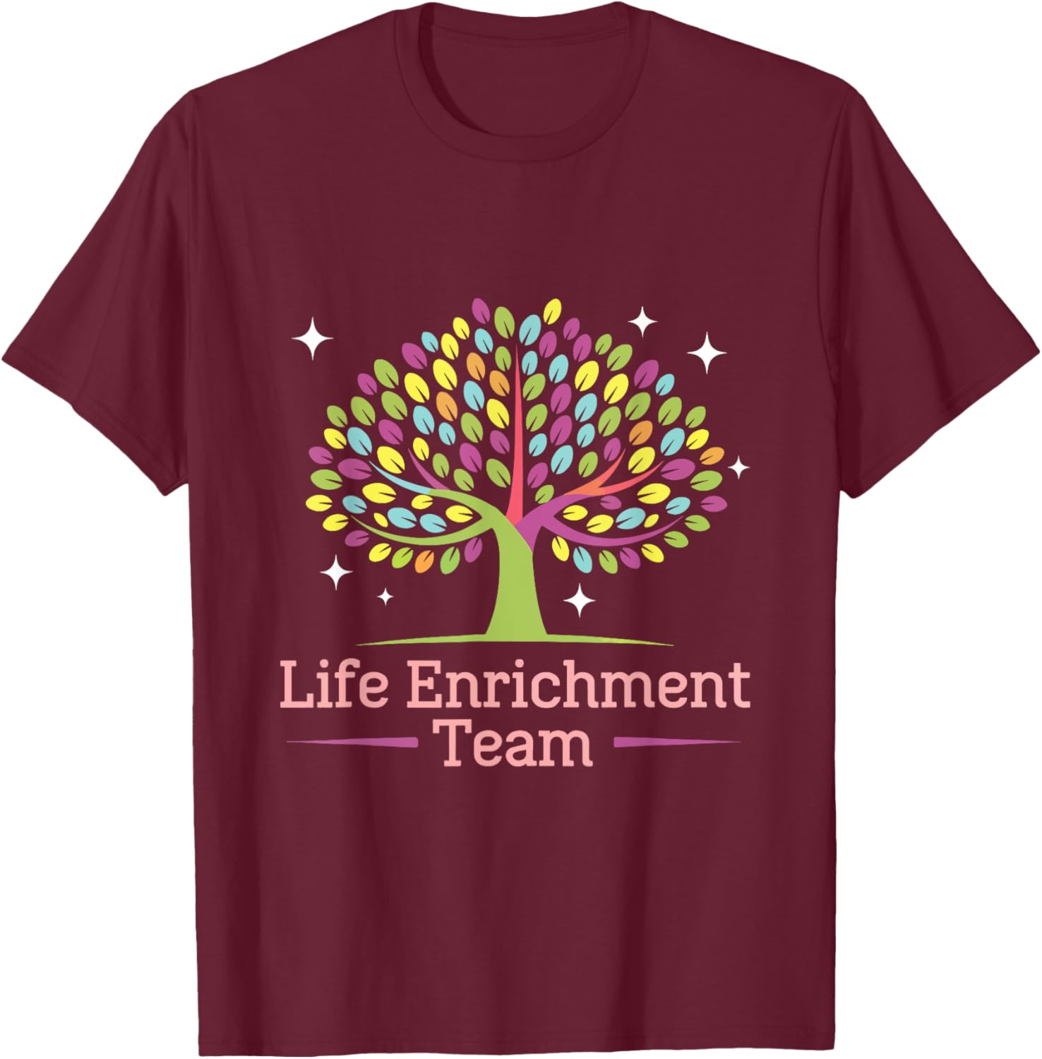 Activity Director Life Enrichment Team T-Shirt for Fun Workdays - 17