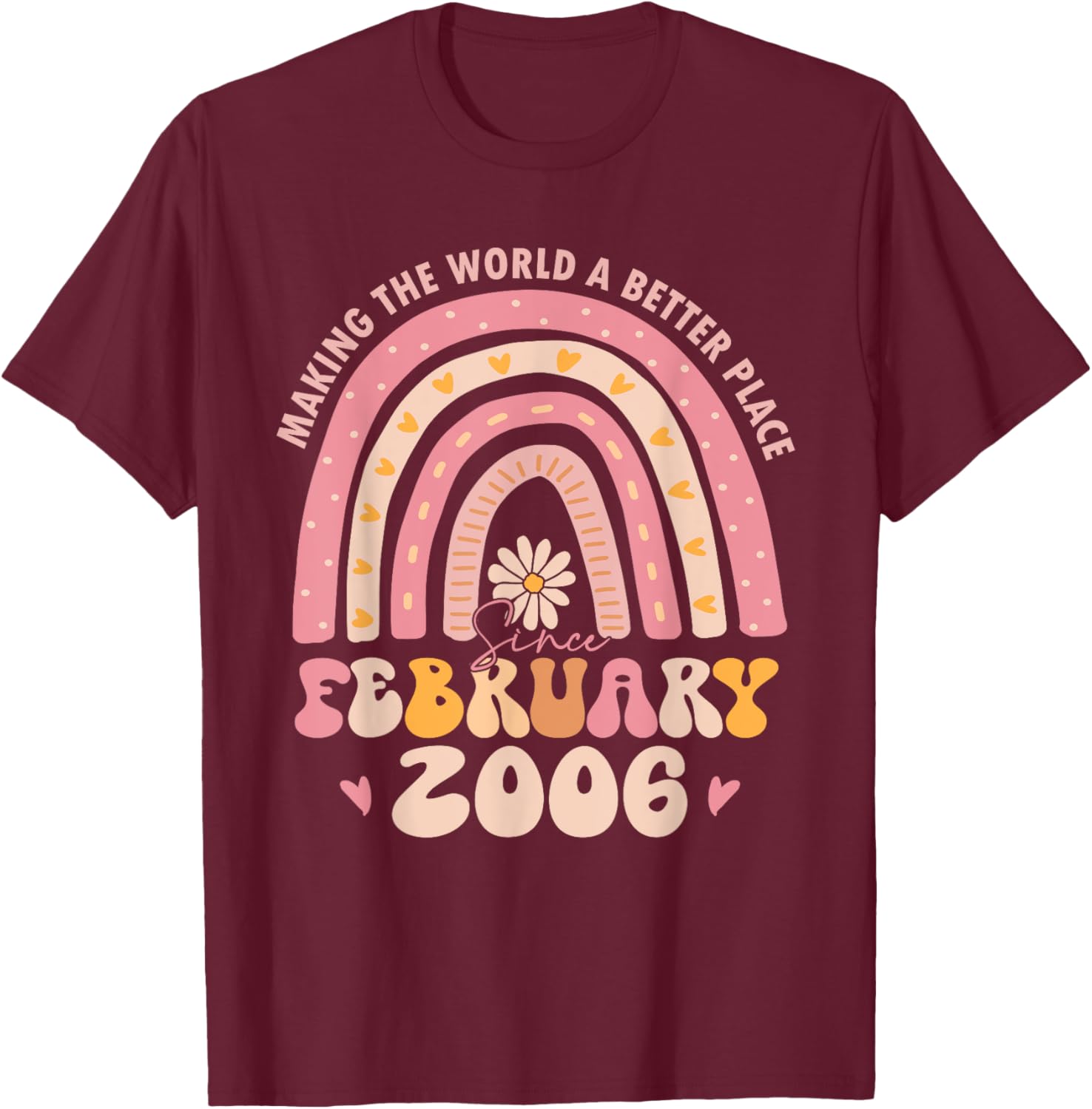 Retro February 2006 Ladies 19th Birthday T-Shirt for Women - 15