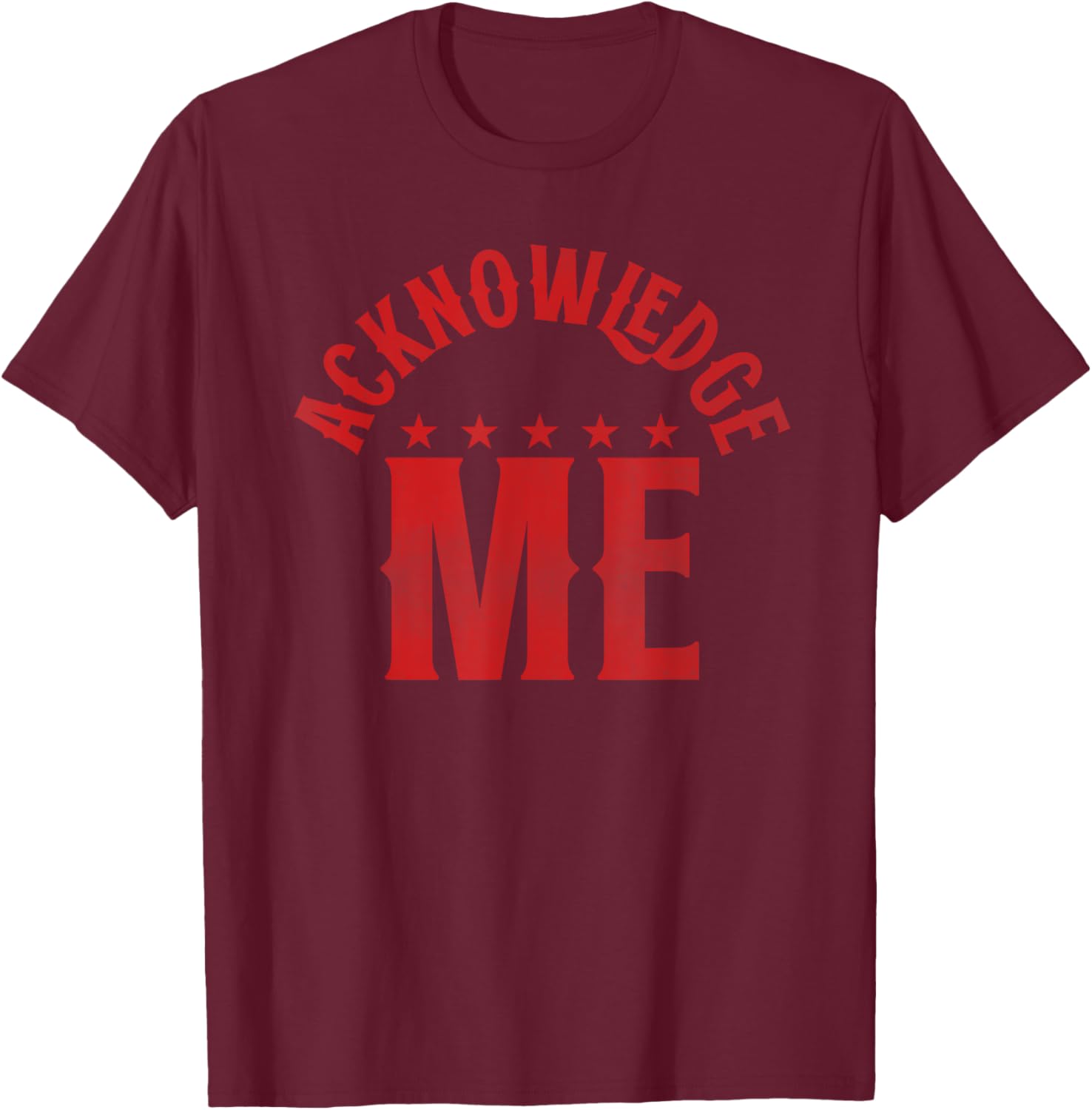 Acknowledge Me Retro Vintage Sports Competition T-Shirt for All Seasons - 16