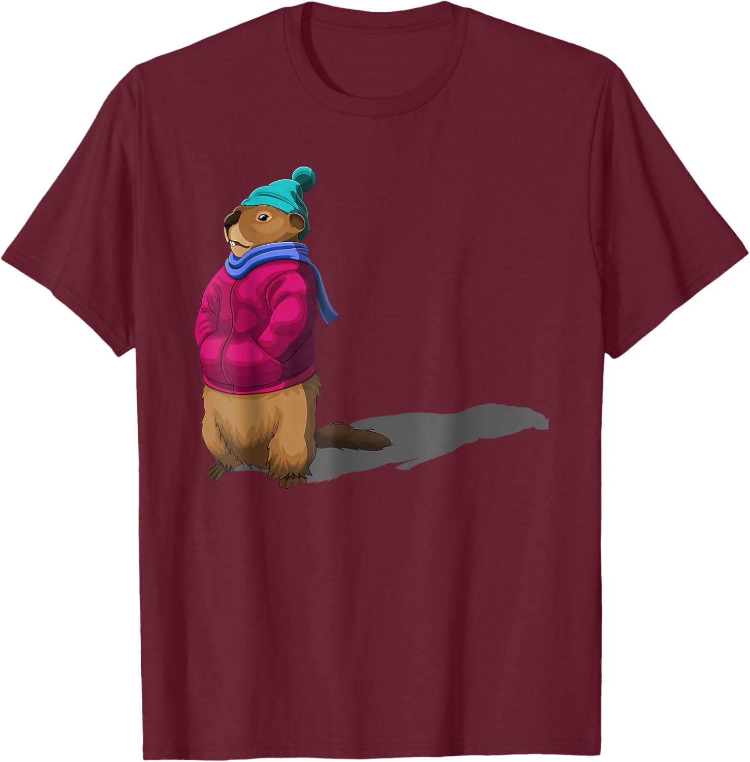 Funny Ground Hog Day T-Shirt for Men and Women - Cute Groundhog Design - 19