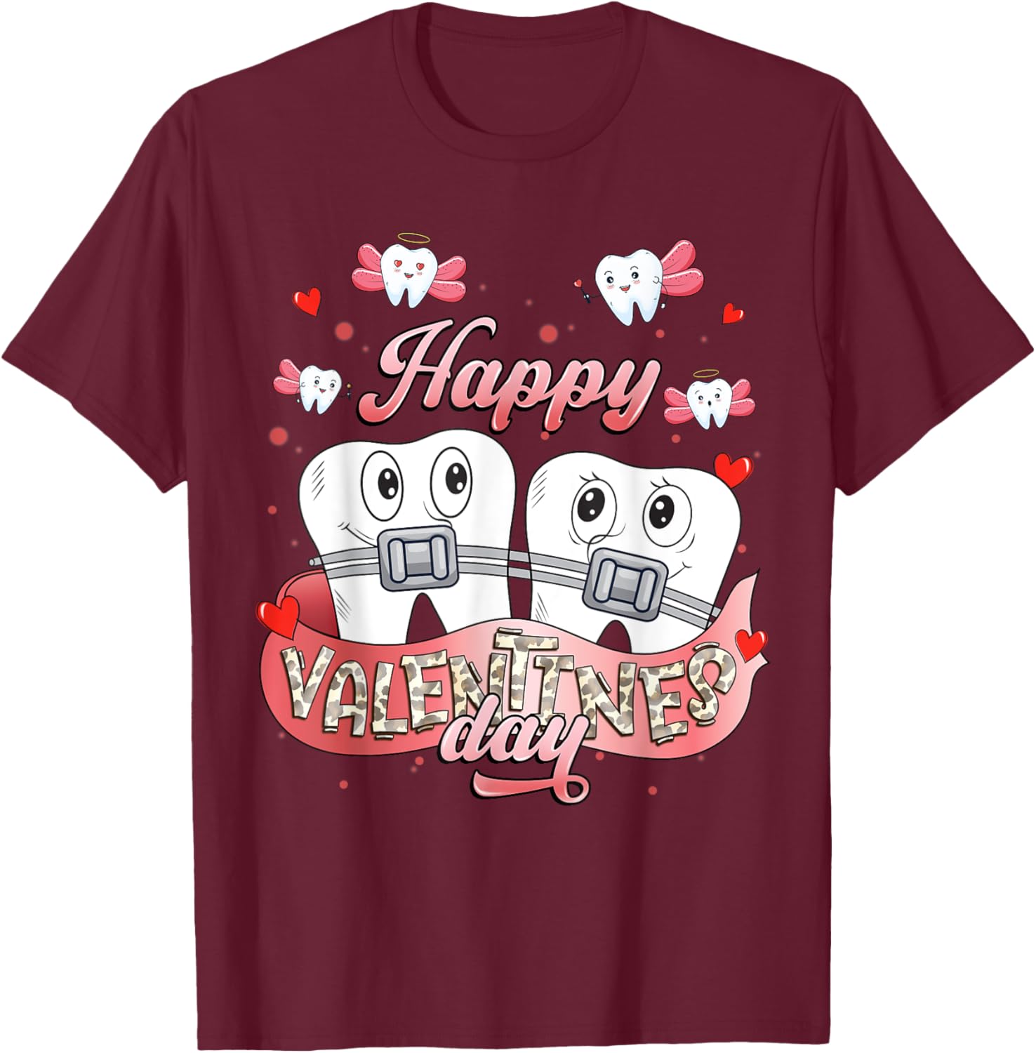 Funny Happy Valentine's Day T-Shirt for Dentists and Orthodontists - 15