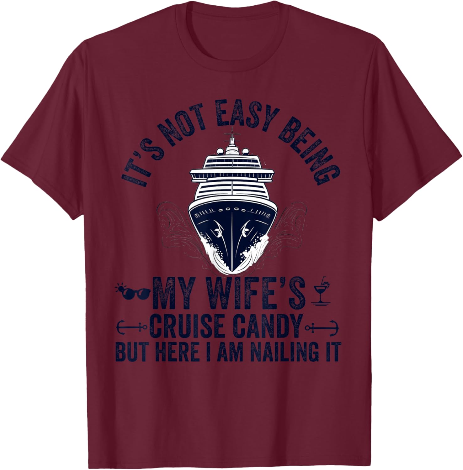 Funny Cruise Candy Husband T-Shirt - Perfect Gift for Wives and Dads - 8