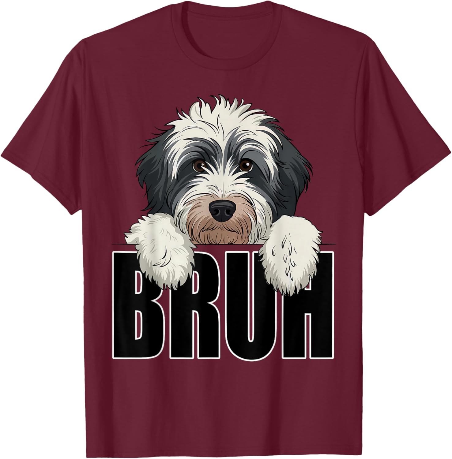 Funny Bruh Bernedoodle T-Shirt for Dog Lovers - Perfect for Boys and Kids - 10