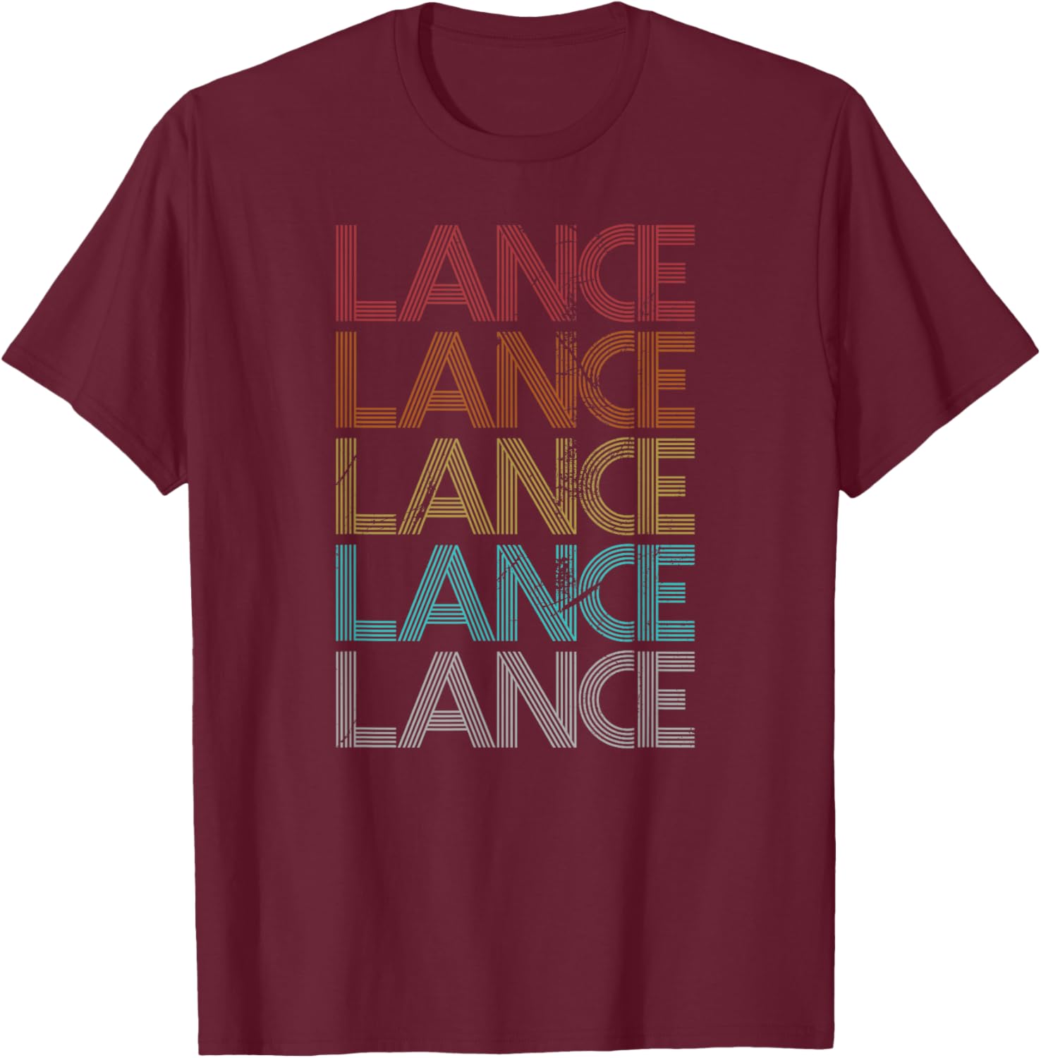 Retro Vintage Lance T-Shirt for Stylish Casual Wear in Soft Cotton - 4