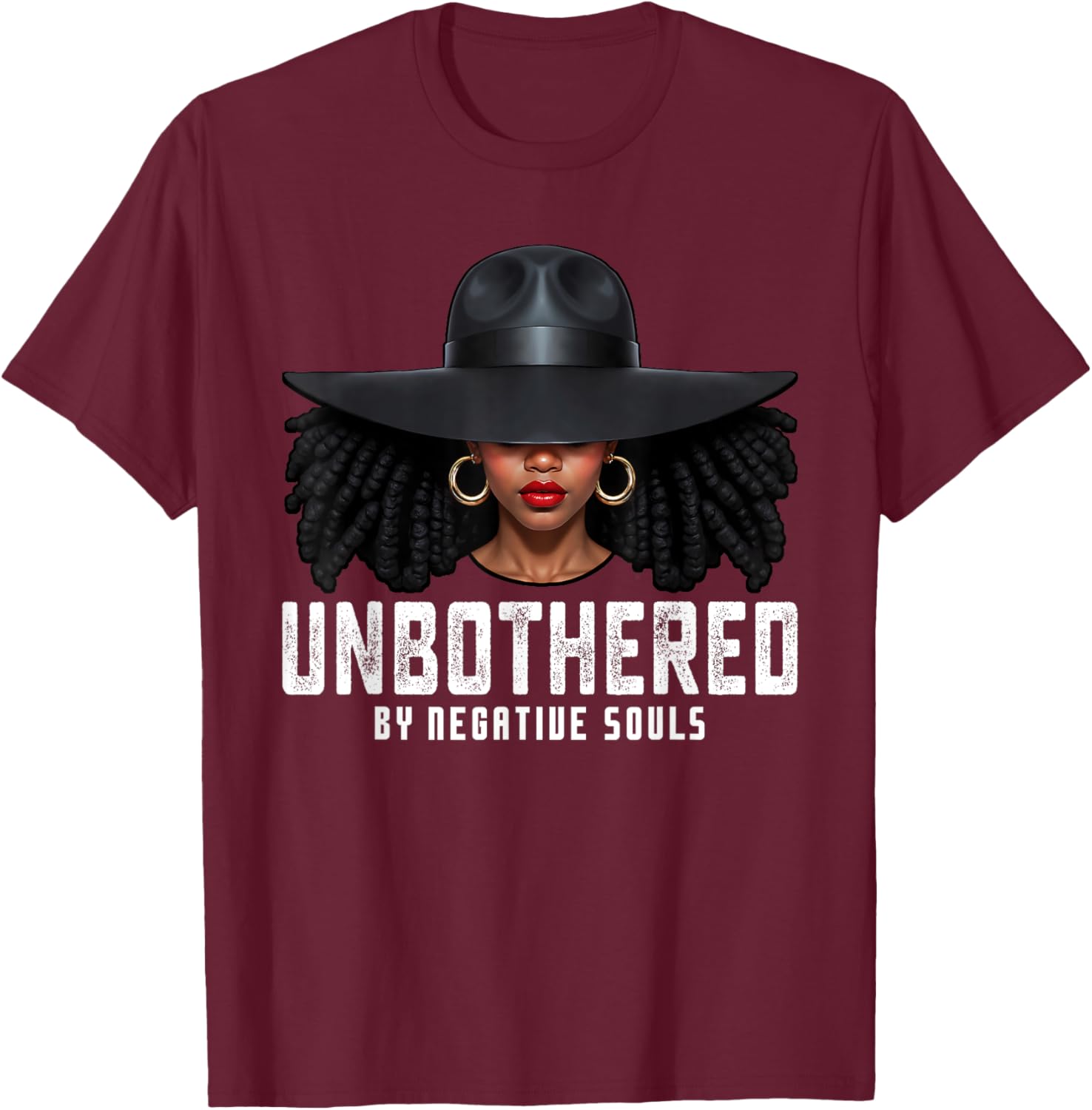 Unbothered Sassy Black Queen T-Shirt for African American Women and Girls - 10