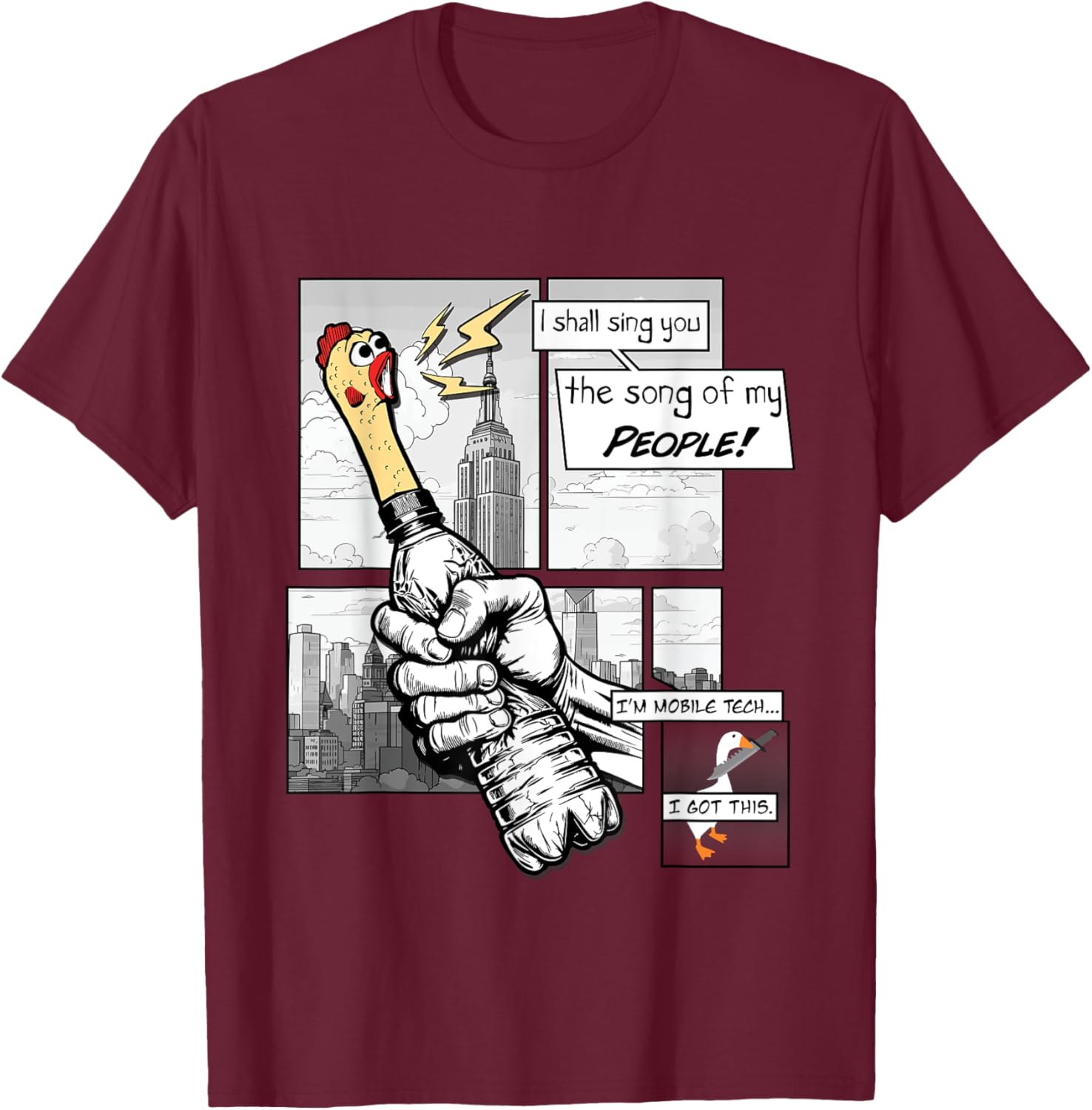 The Song of My People 2025 Mobile Tech T-Shirt for Trendy Comfort - 9